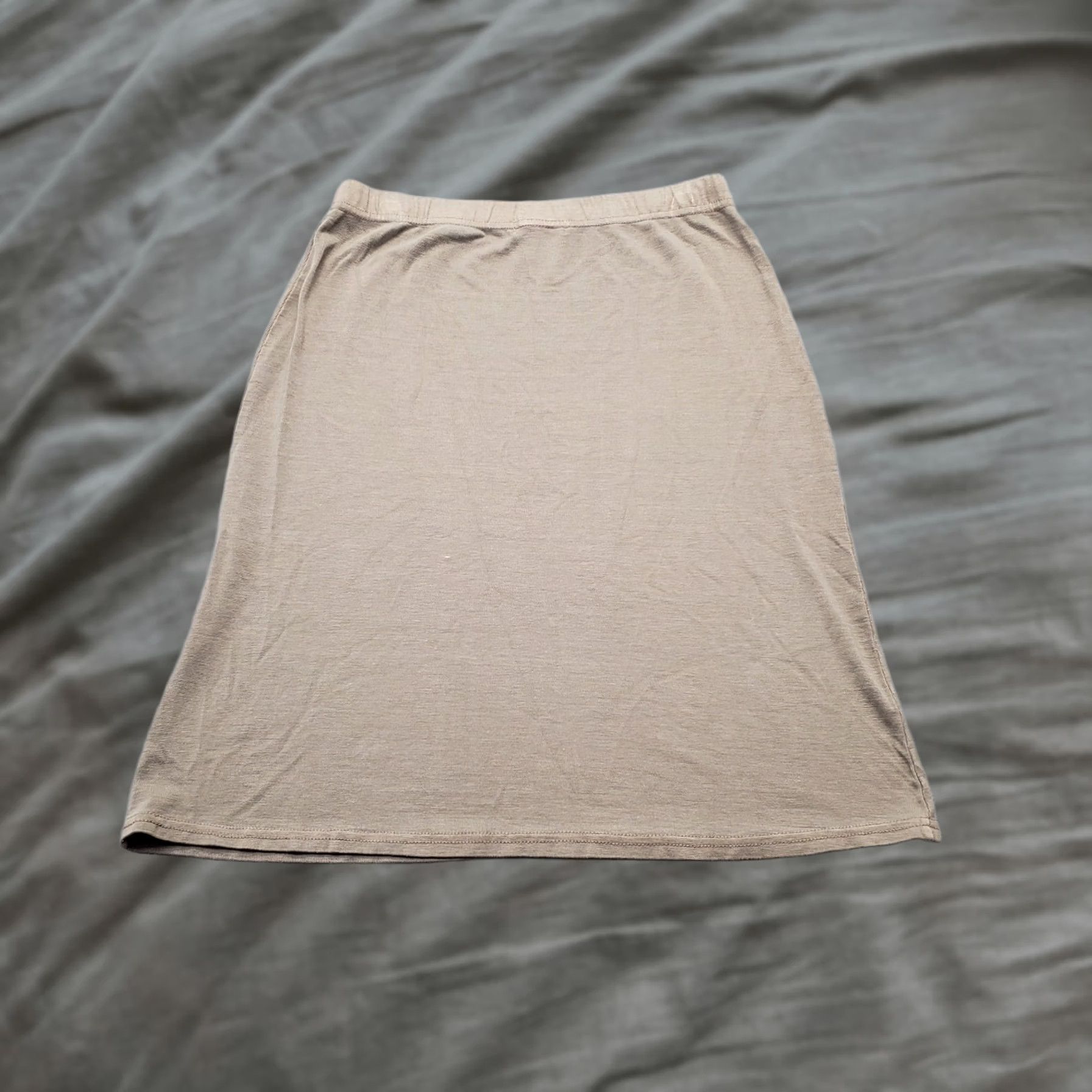 The Territory Ahead Territory Ahead Skirt Womens L Brown Tencel Elastic Waistband Pull On Size 36" / US 14 / IT 50 - 1 Thumbnail