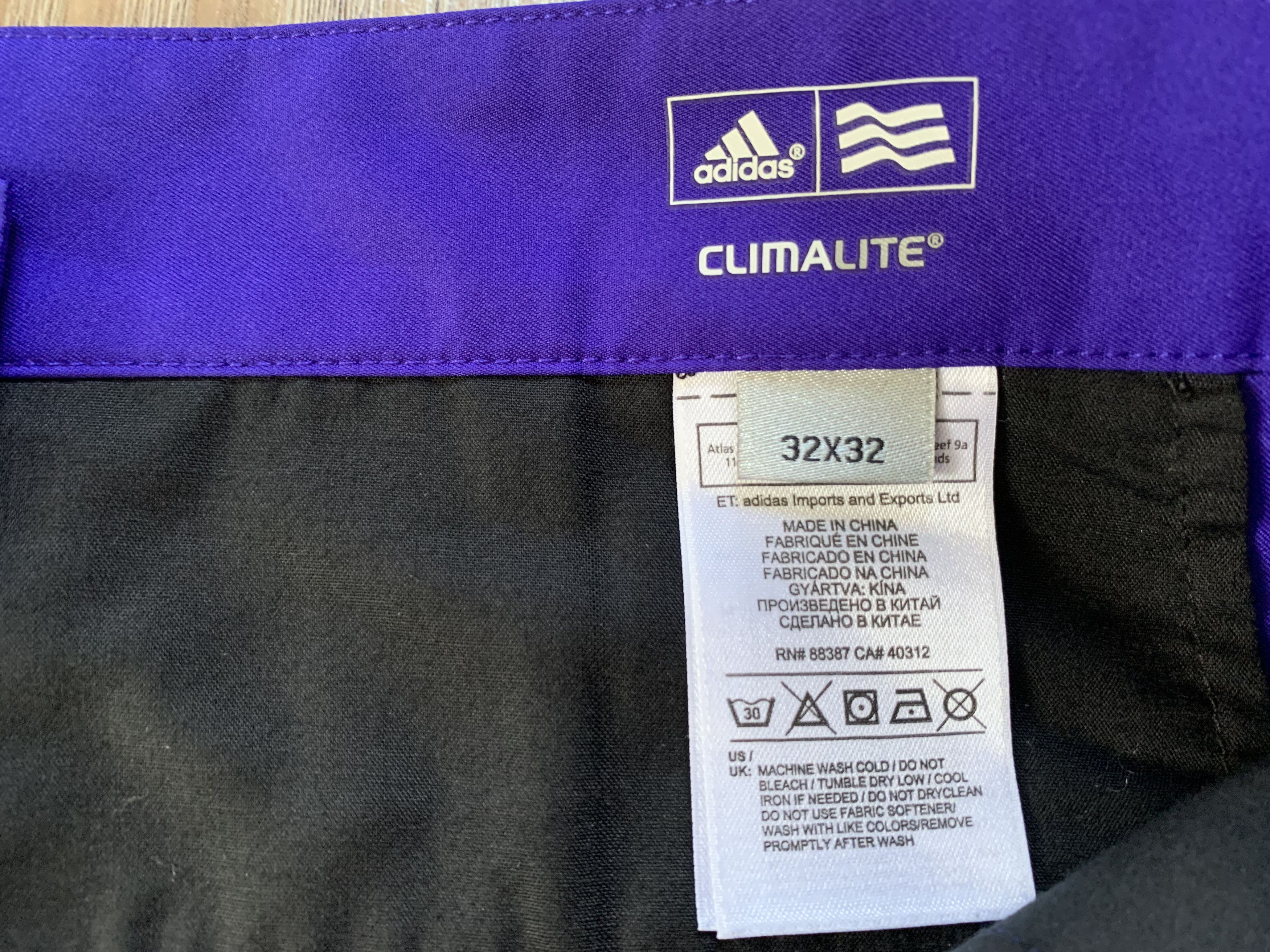 Adidas × Vintage Adidas Men’s Violet Climalite Pants Size US 32 / EU 48 - 8 Thumbnail
