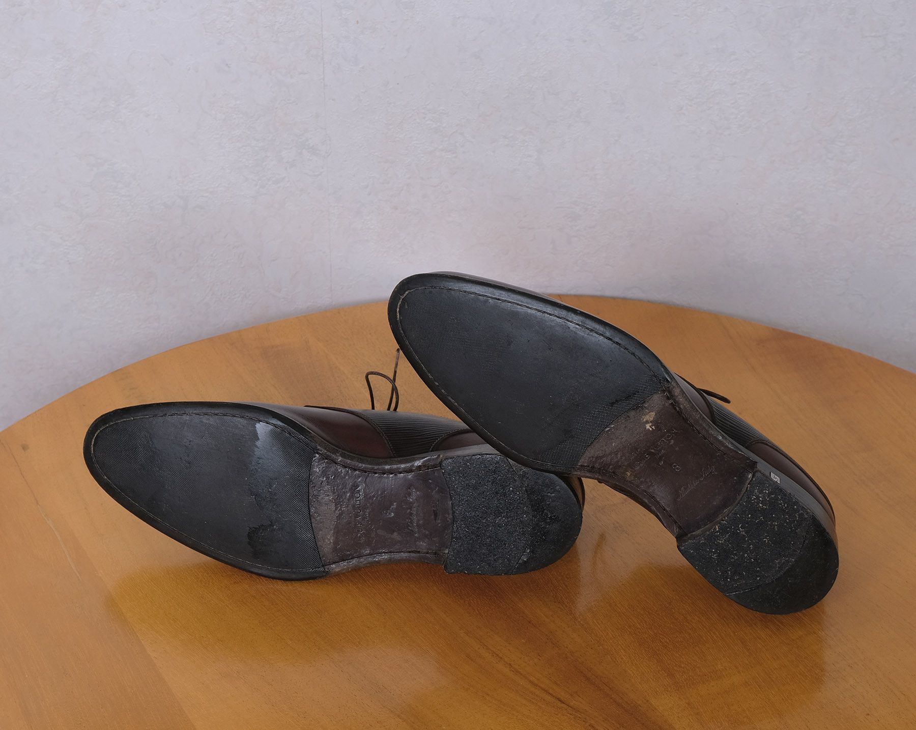 Louis Vuitton Louis Vuitton,Brown leather Shoes,Size 42, Certificate,1020e Size US 9 / EU 42 - 6 Thumbnail