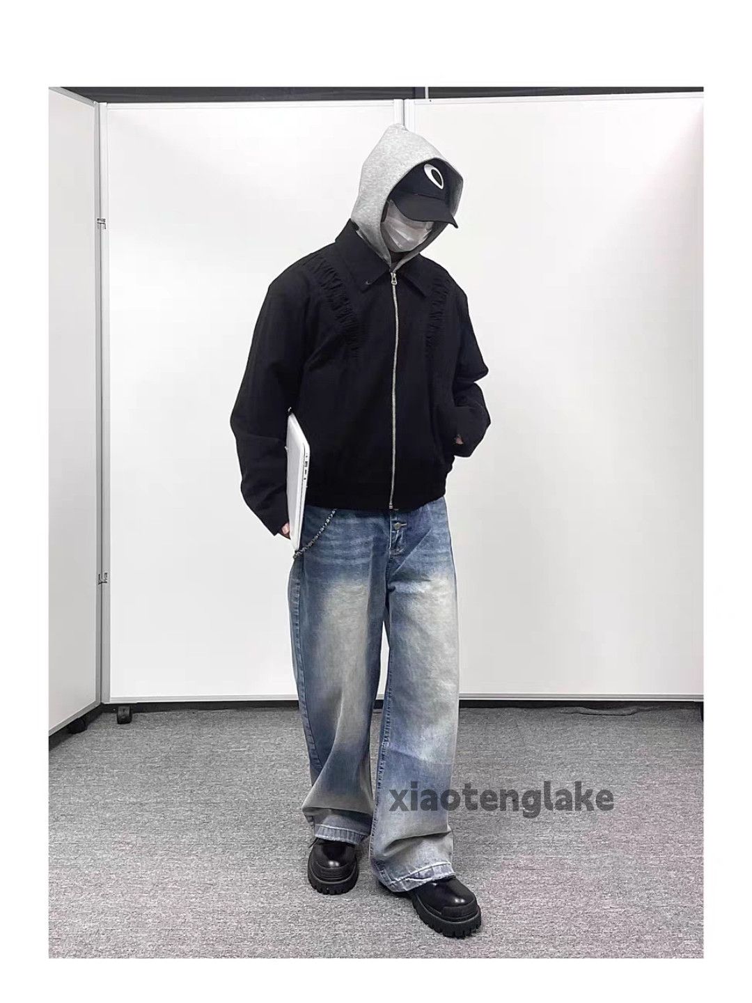 Jean × Vintage washed faded cleanfit yuppie loose baggy jeans Size US 30 / EU 46 - 5 Thumbnail