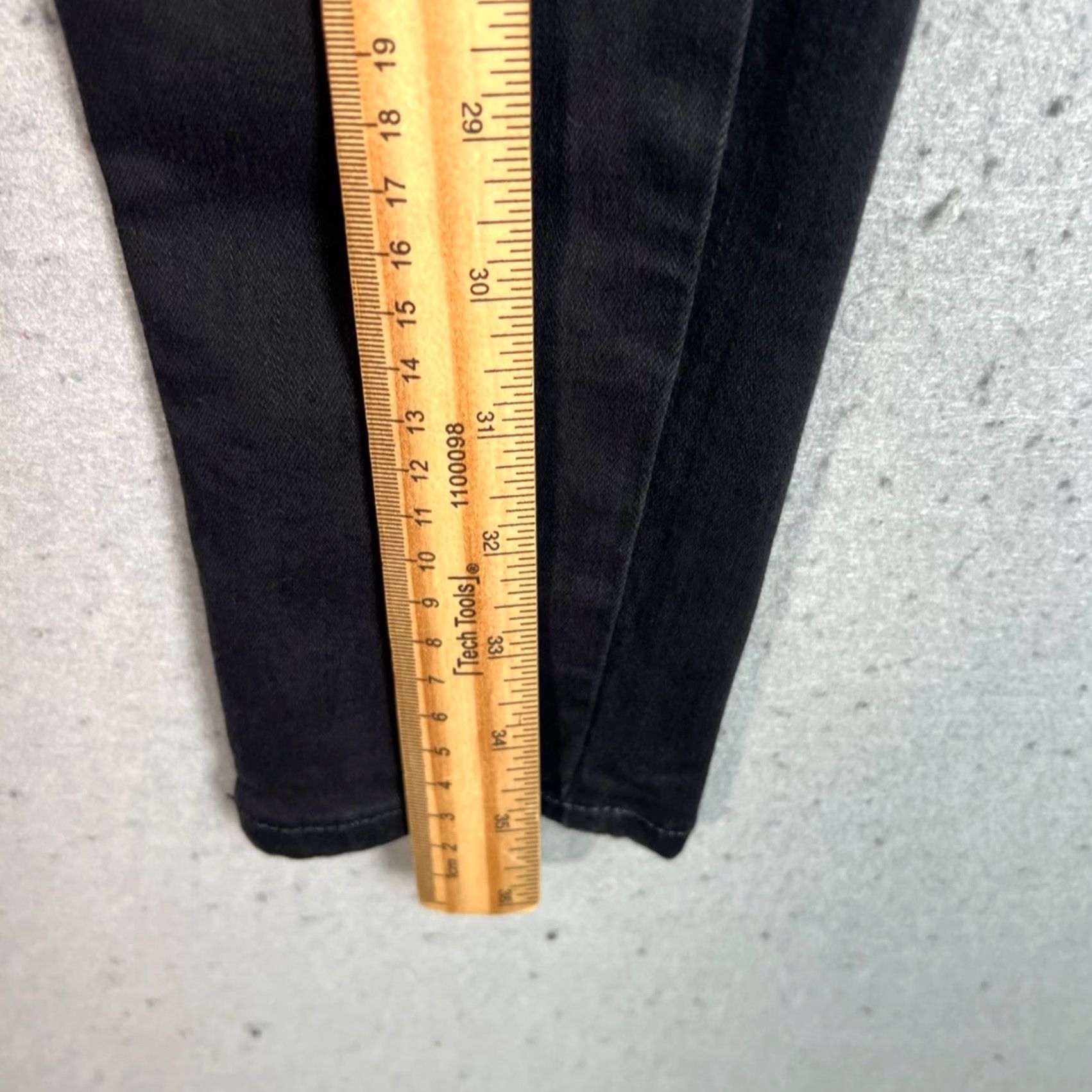Topshop Topshop Womens Skinny Jeans Black High-Waist Stretch Denim 25 x 30 Jamie Jeans Color: Black Size 42" / US 20 - 7 Thumbnail