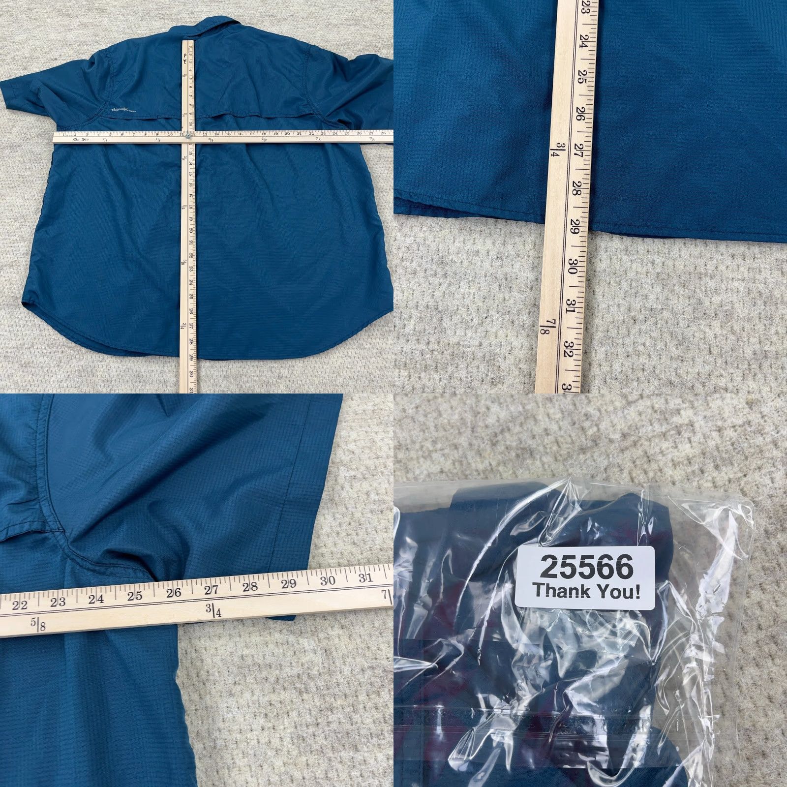 Eddie Bauer Eddie Bauer Shirt Men XXL Blue Button Up Camp Outdoors Performance Vented Aqua Size US XXL / EU 58 / 5 - 8 Thumbnail
