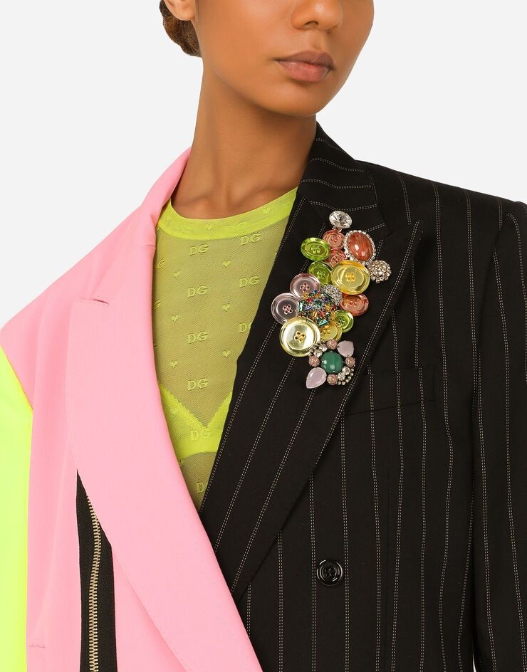 Dolce & Gabbana o1y0825 Blazer in Multicolor Size XS / US 0-2 / IT 36-38 - 4 Thumbnail