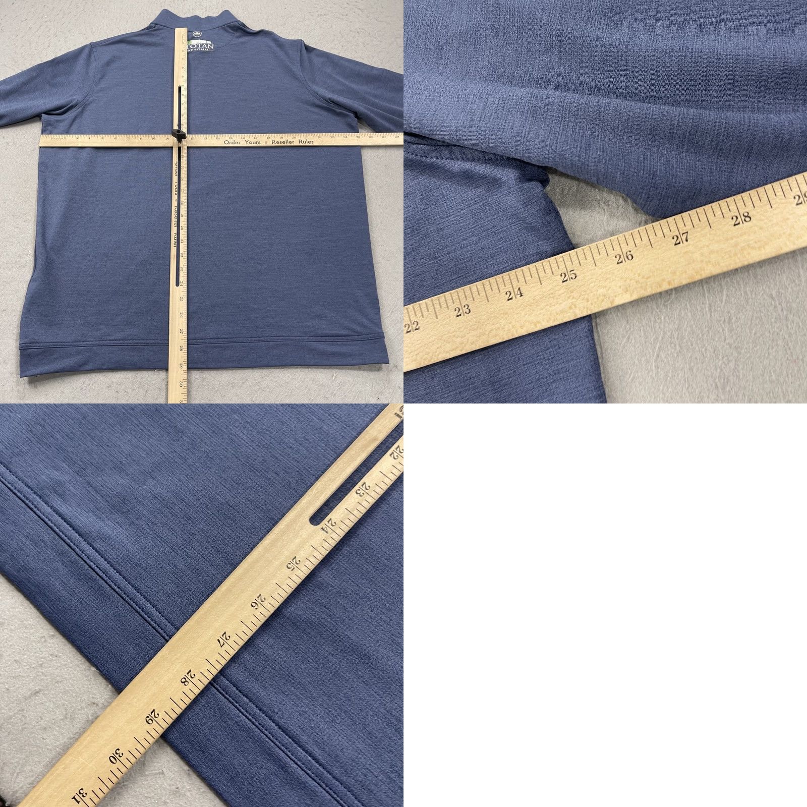 Peter Millar Peter Millar Jacket Mens XL Blue Perth Performance Golf 1/4 Zip Bob O Link Logo Shirt Mens XL Blue Perth Golf 1/4 Zip Logo Size US XL / EU 56 / 4 - 8 Thumbnail