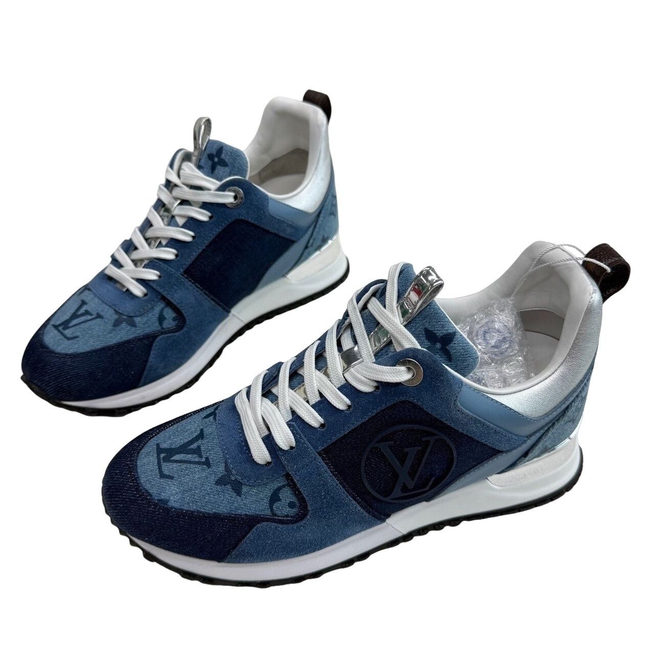 Louis Vuitton Louis Vuitton Run Away Denim Sneakers Size 36 Size US 6 / IT 36 - 1 Thumbnail