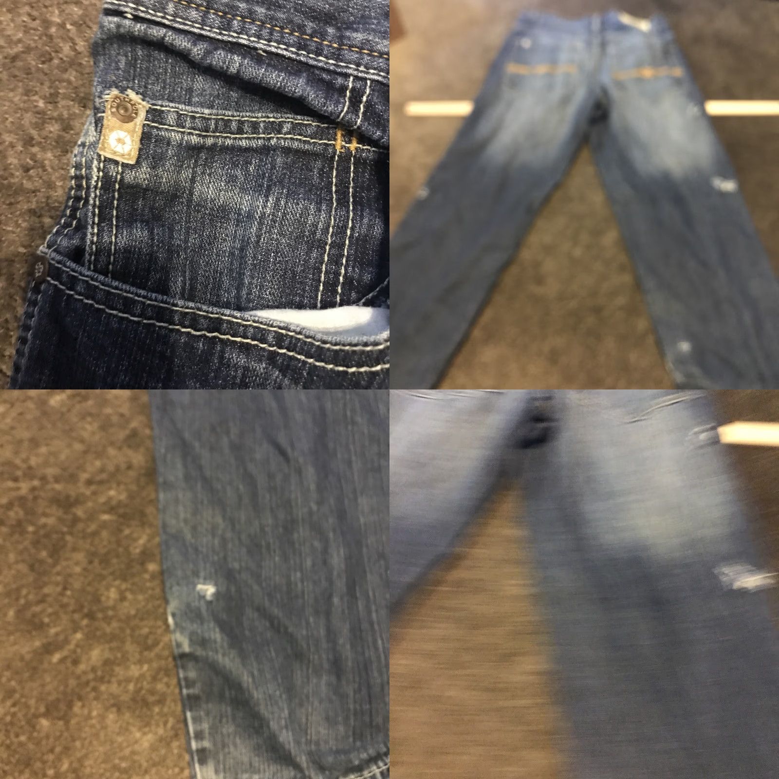 Southpole Southpole Jeans Baggy Wide-Leg Blue Mens RN82628 Size 34 Denim 5-Pocket Baggy Hip Hop Skater Vintage Regular Rise High 31 In Inseam Cotton Dark Wash Size US 34 / EU 50 - 8 Thumbnail