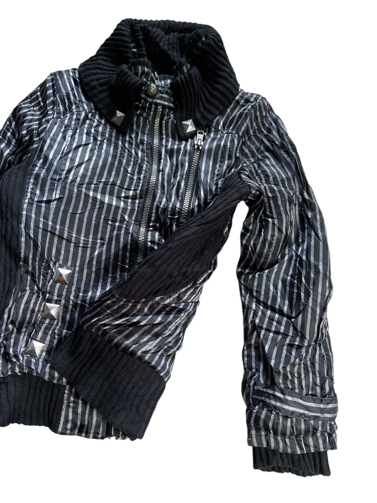 Japanese Brand JAPANESE PUNK DIG DEEP STRIPED JACKET Size US S / EU 44-46 / 1 - 5 Thumbnail