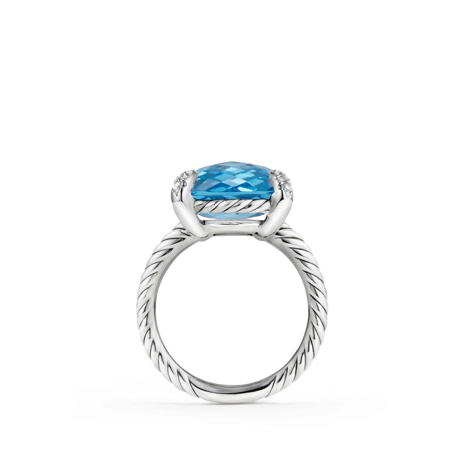 David Yurman o1w1db10526 R12742D Size:7/Chatelaine Ring in Silver Size ONE SIZE - 4 Thumbnail