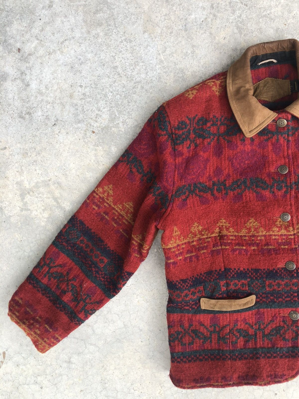 Woolrich Woolen Mills Vintage 80’s Woolrich Wool Jacket Navajo Native Size US L / EU 52-54 / 3 - 3 Thumbnail