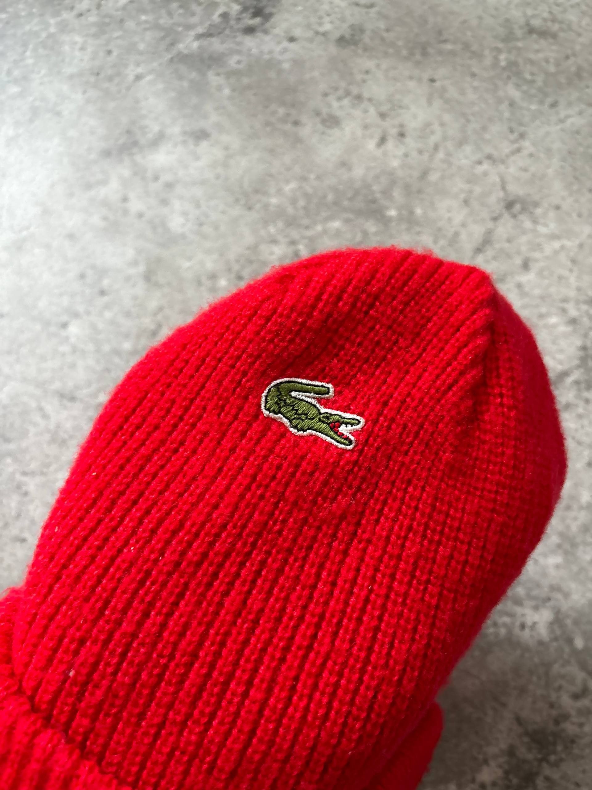 Lacoste Vintage Lacoste Made in France Red Hat Size ONE SIZE - 4 Thumbnail