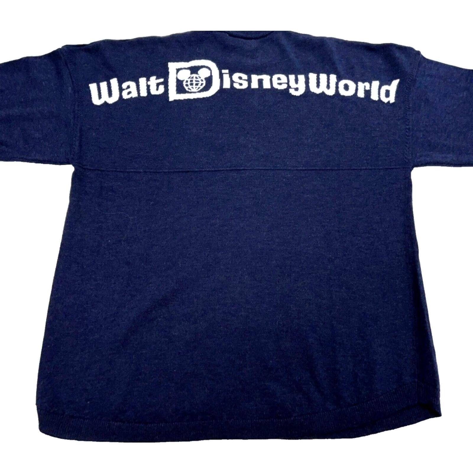 Disney Disney Parks Authentic Spirit Jersey Women XS Blue White Tee Shirt Crew Neck Long Sleeve Pullover Casual Slimming 90s? Size XS / US 0-2 / IT 36-38 - 2 Thumbnail