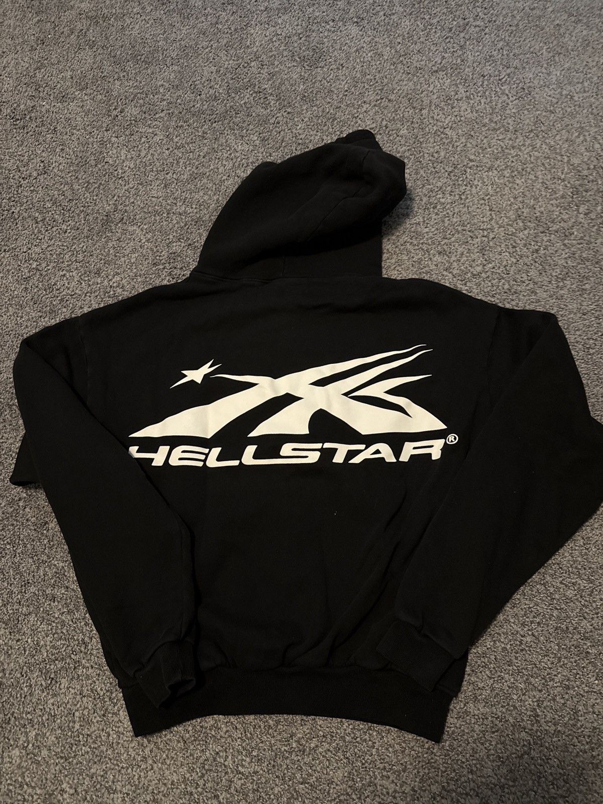 HELLSTAR Extremely rare ($500+ market) Hellstar Zip up (Black -XS) Size US XS / EU 42 / 0 - 2 Thumbnail