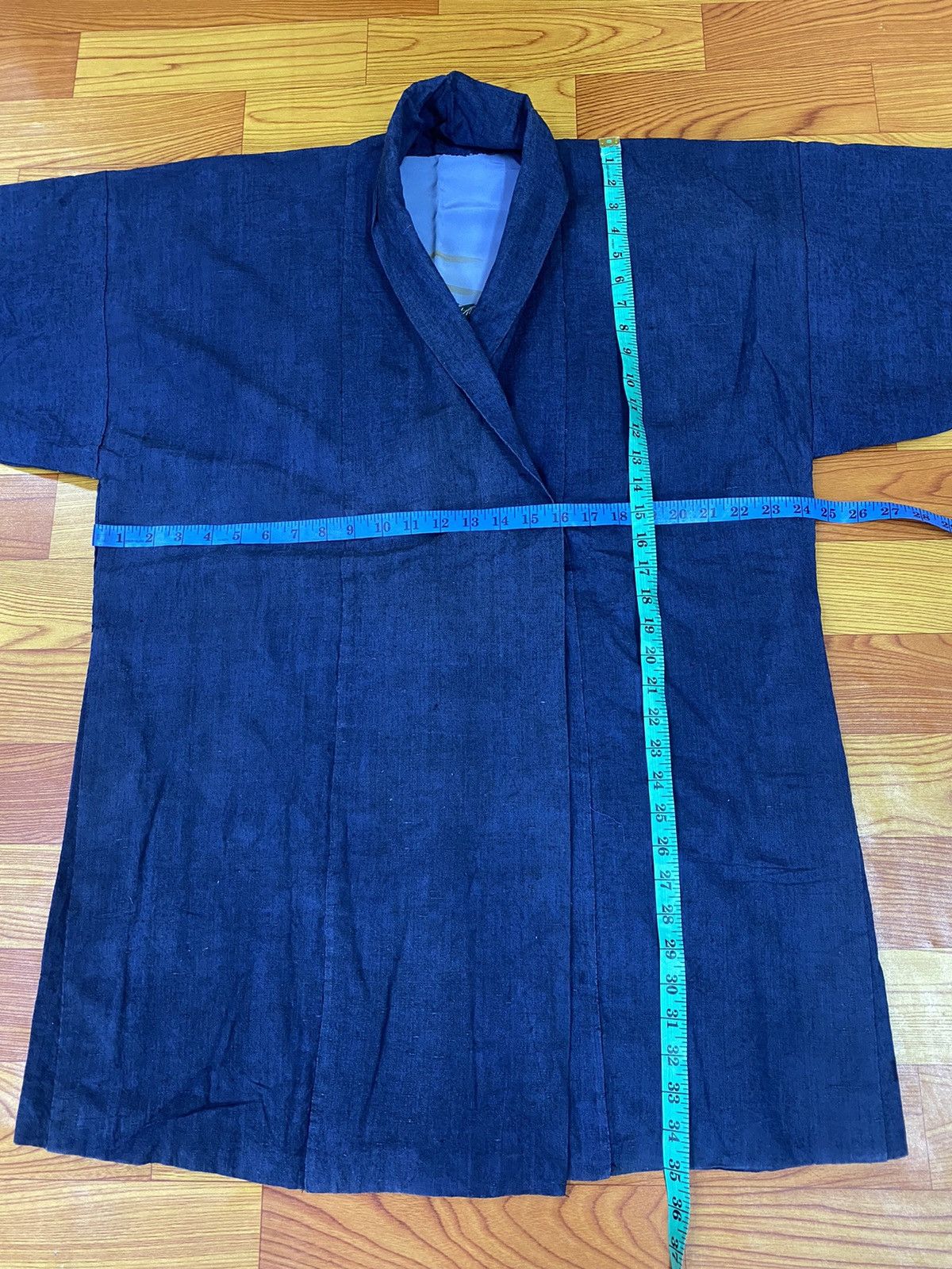 Japanese Brand Vintage Indigo Noragi Kimono Japan Cardigan Size US XL / EU 56 / 4 - 9 Thumbnail