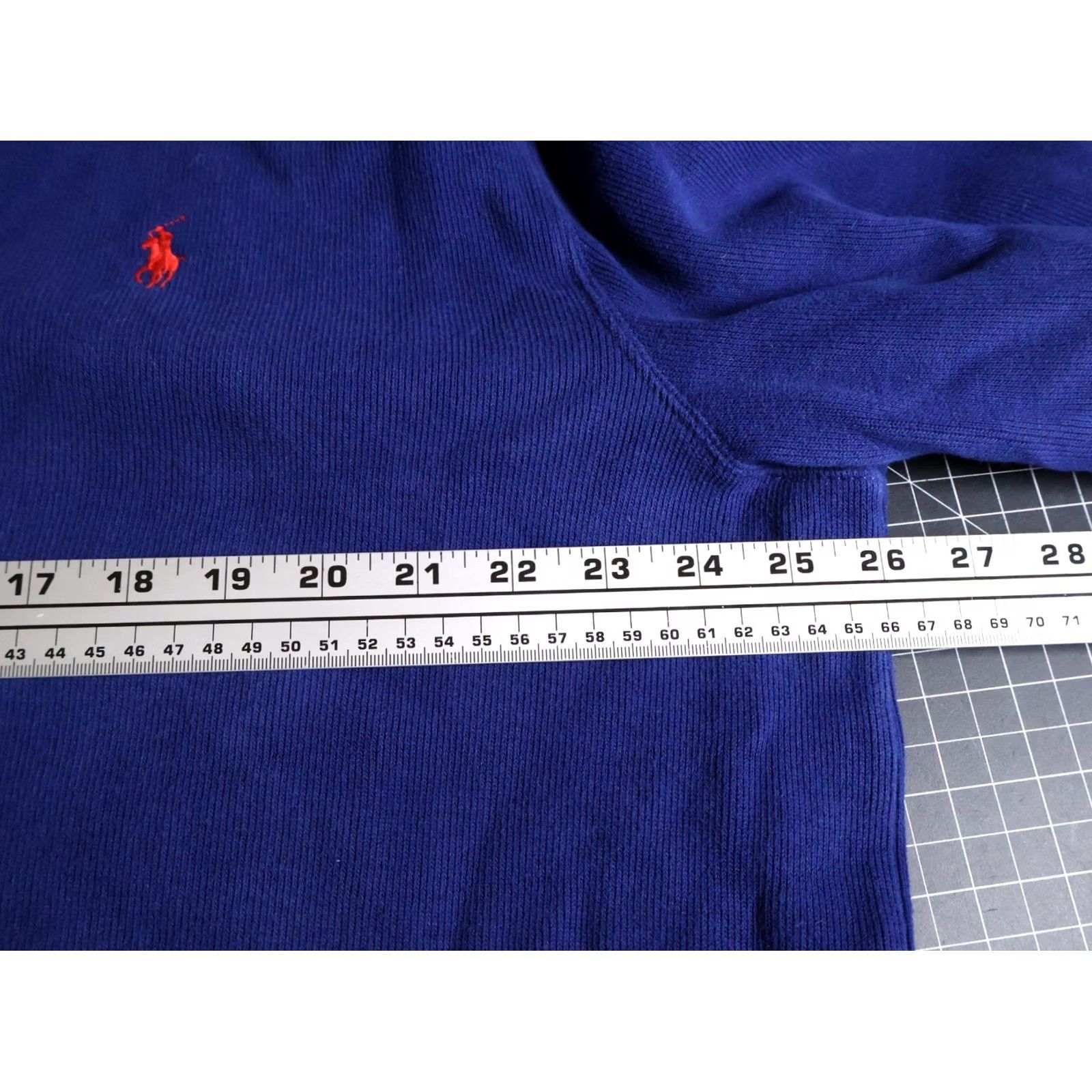 Polo Ralph Lauren Polo Ralph Lauren Sweater Men XL Blue 1/4 Zip Mock Neck 100% Cotton Preppy Size US XL / EU 56 / 4 - 5 Thumbnail