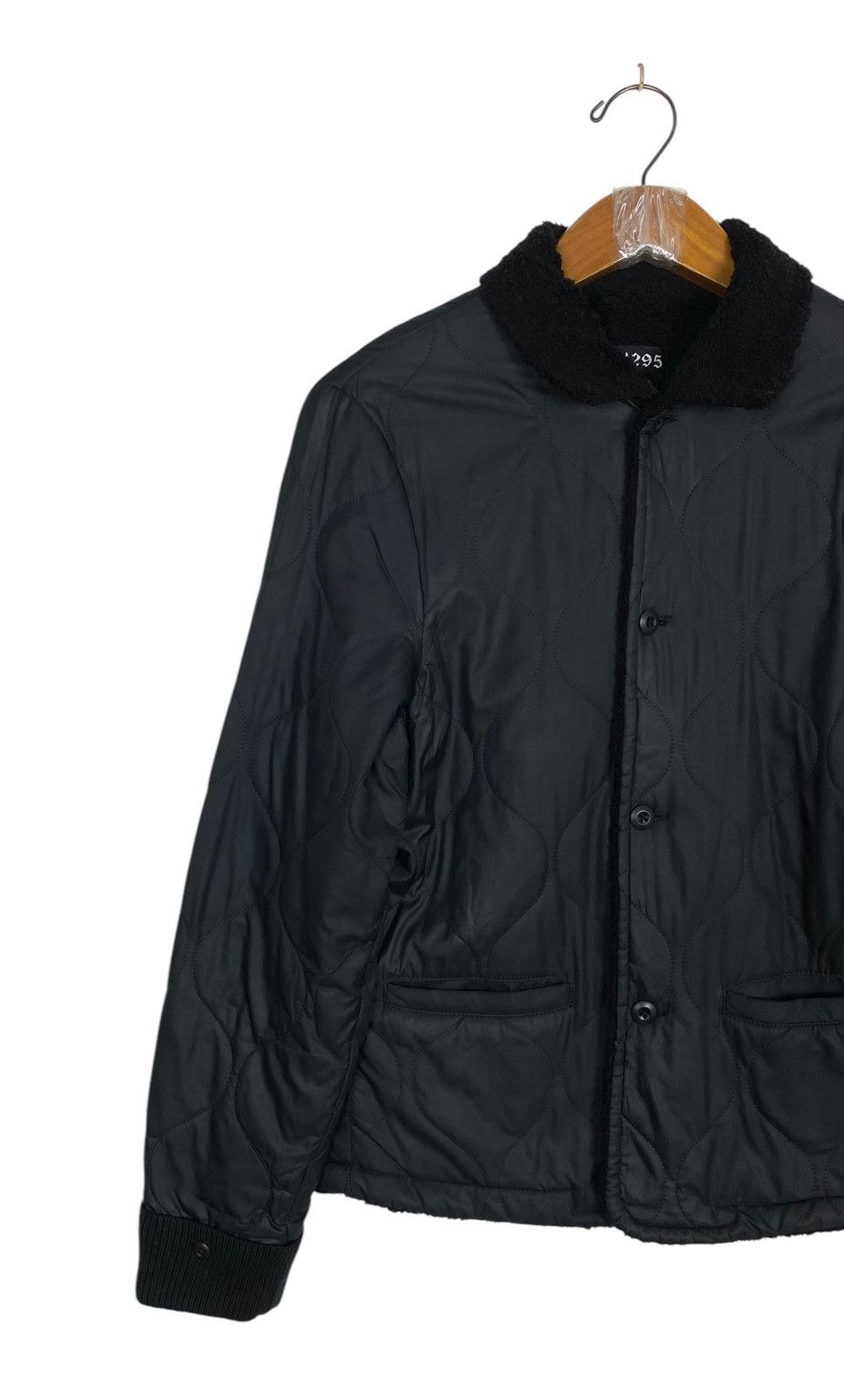 Japanese Brand Rare‼️ 291295 Homme Quited Zipper Jacket Size US S / EU 44-46 / 1 - 2 Thumbnail