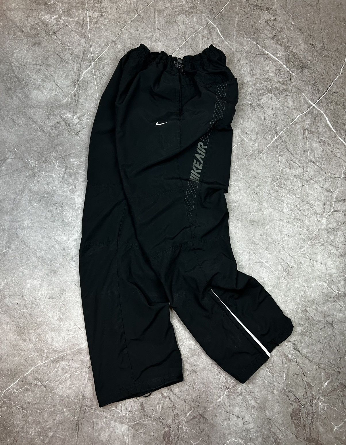 Nike Nike AIR vintage track pants XL black joggers Y2K Gorpcore Size US 34 / EU 50 - 2 Thumbnail