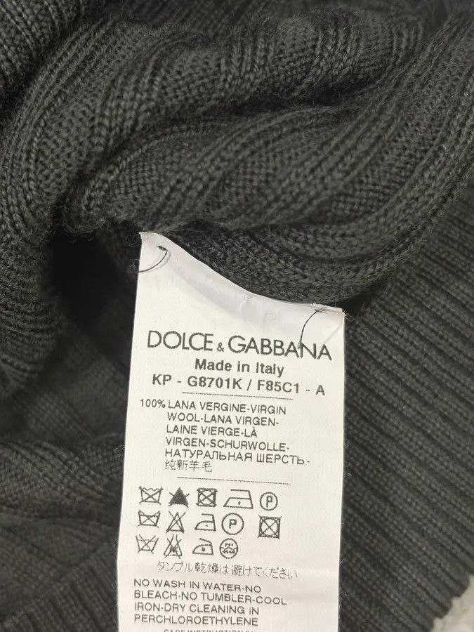 2000s Dolce & Gabbana Black Buttoned Longsleeves Sweater