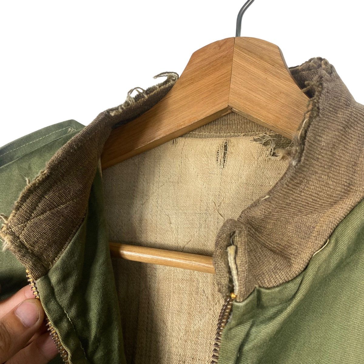 Vintage 💥40s WW2 US ARMY TANKER RARE JACKET Size US M / EU 48-50 / 2 - 12 Thumbnail