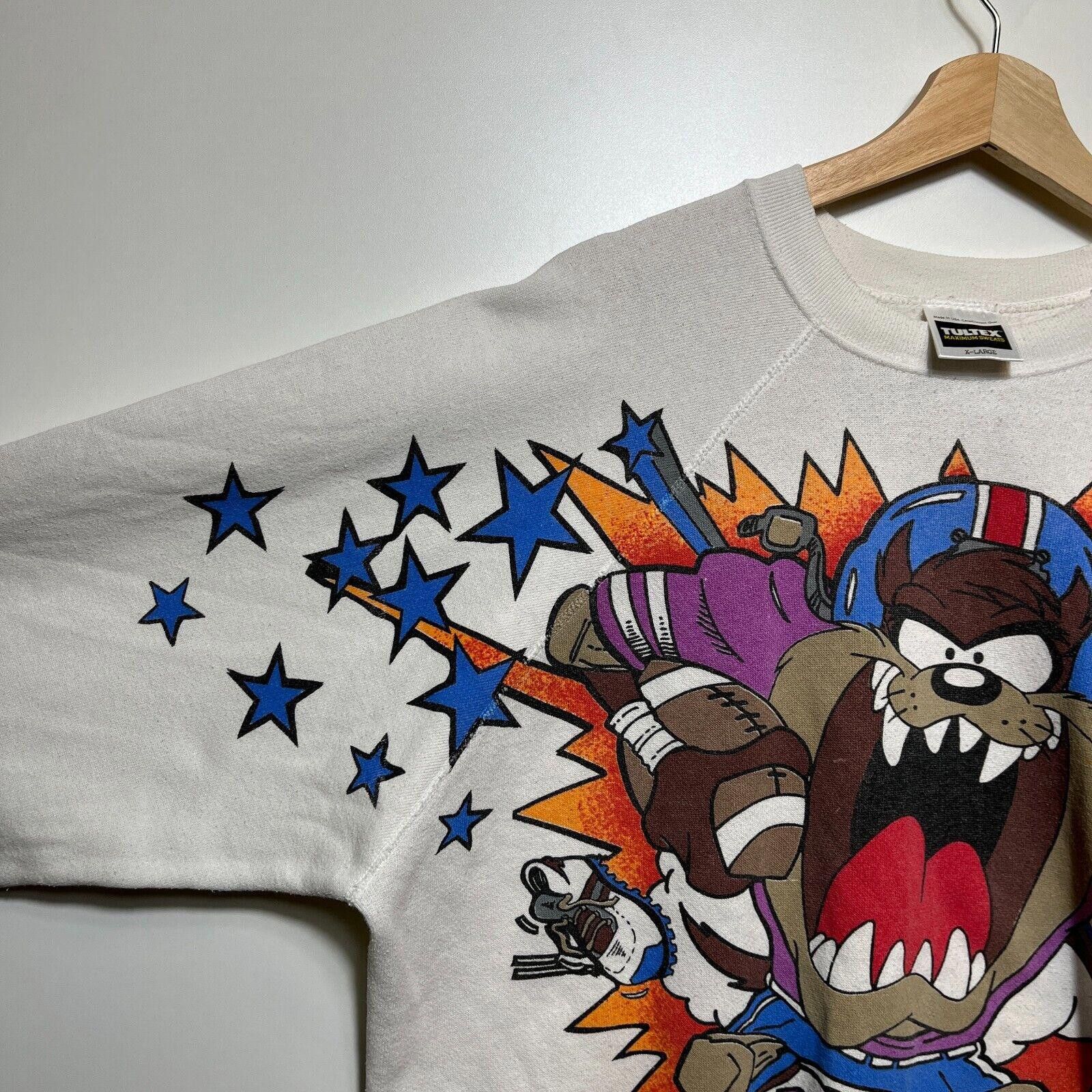 Tultex × Vintage Vintage 90s Freeze Looney Tunes Taz Sweatshirt XL Size US XL / EU 56 / 4 - 7 Thumbnail