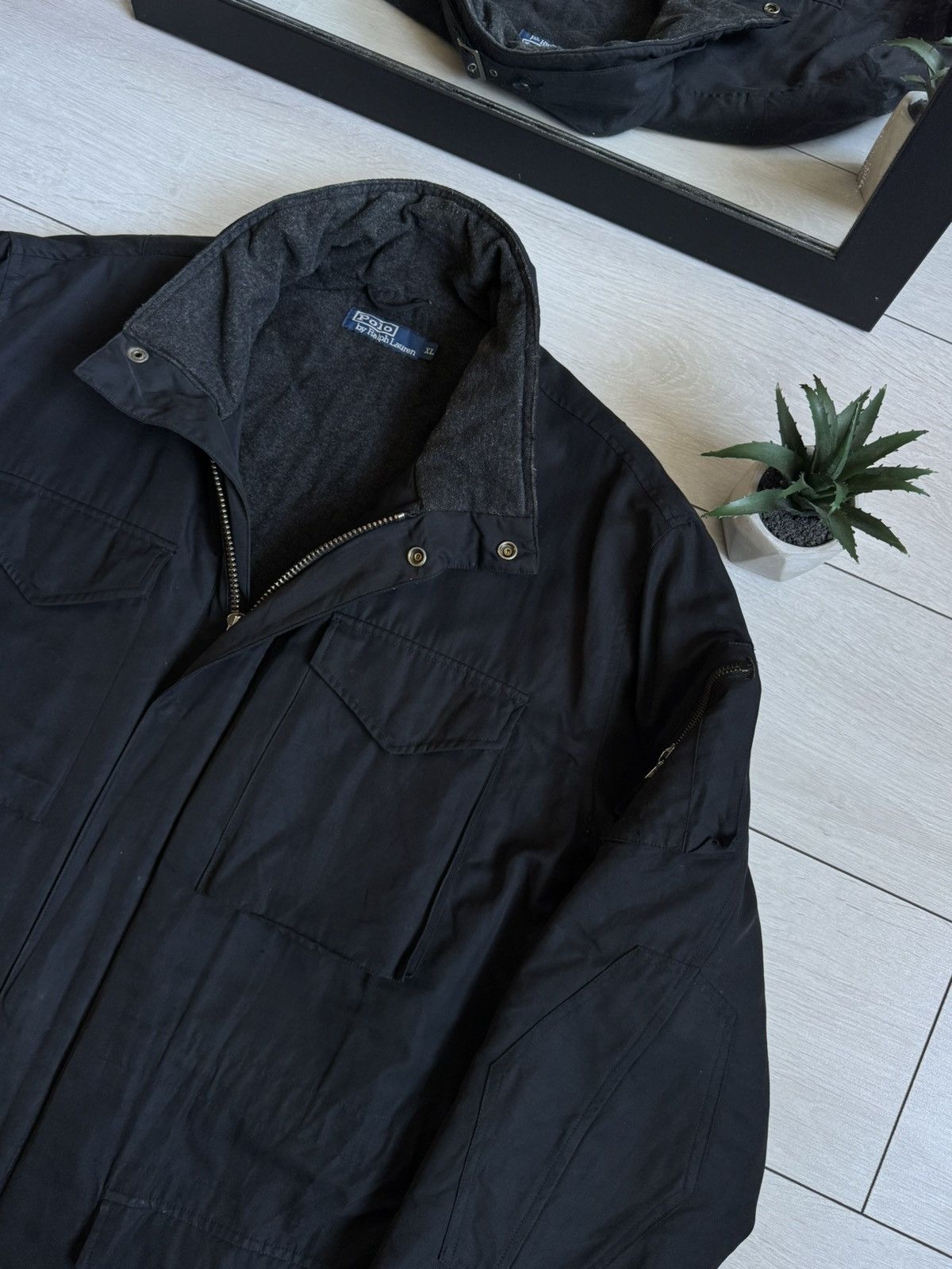 Polo Ralph Lauren Vintage Polo Ralph Lauren Nylon Fleeced Field Jacket Size US XL / EU 56 / 4 - 7 Thumbnail