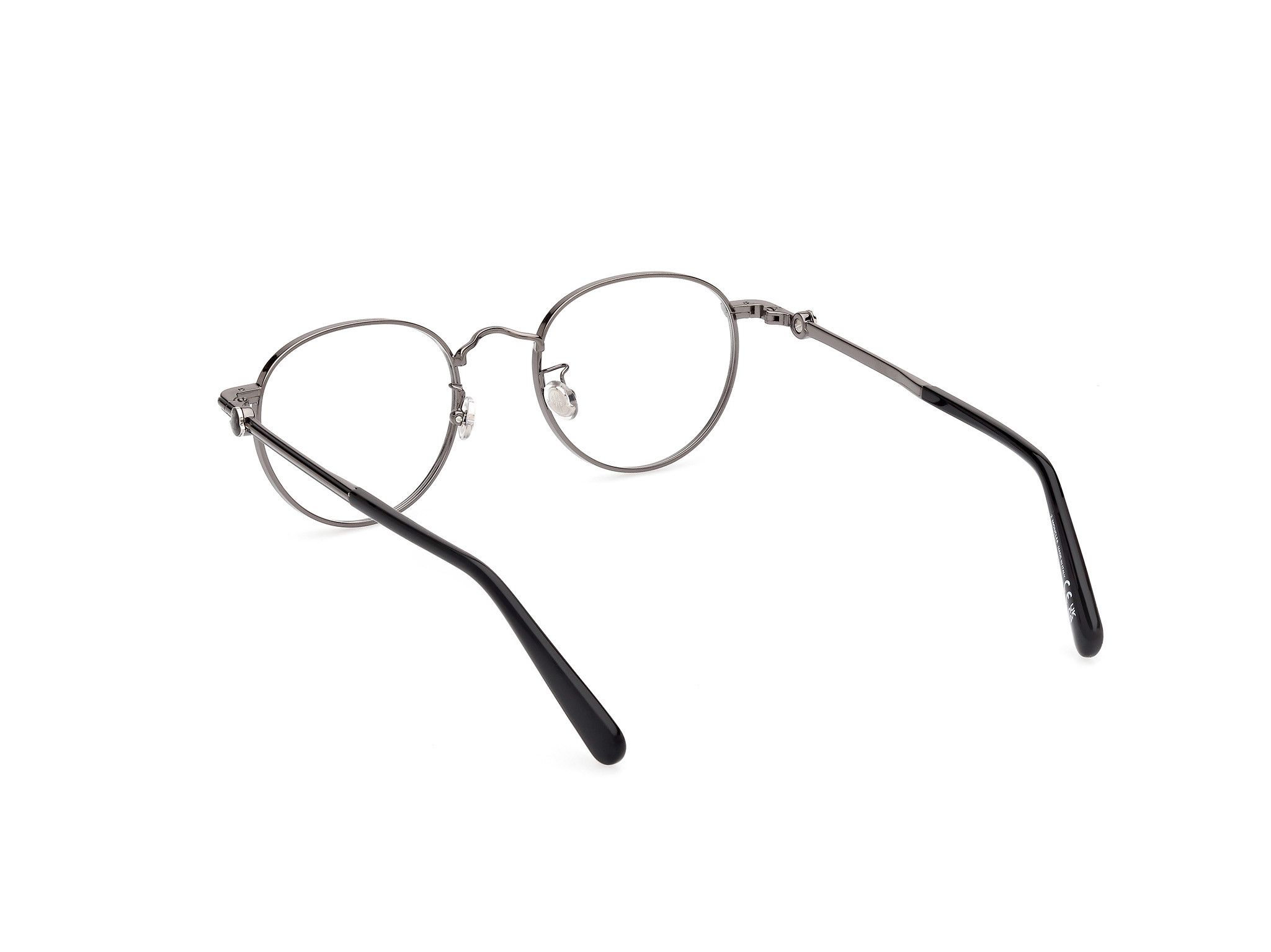 Moncler o1y0225 Size : OS / 48 mm Eyeglass Frame in Black/Silver Size ONE SIZE - 5 Thumbnail