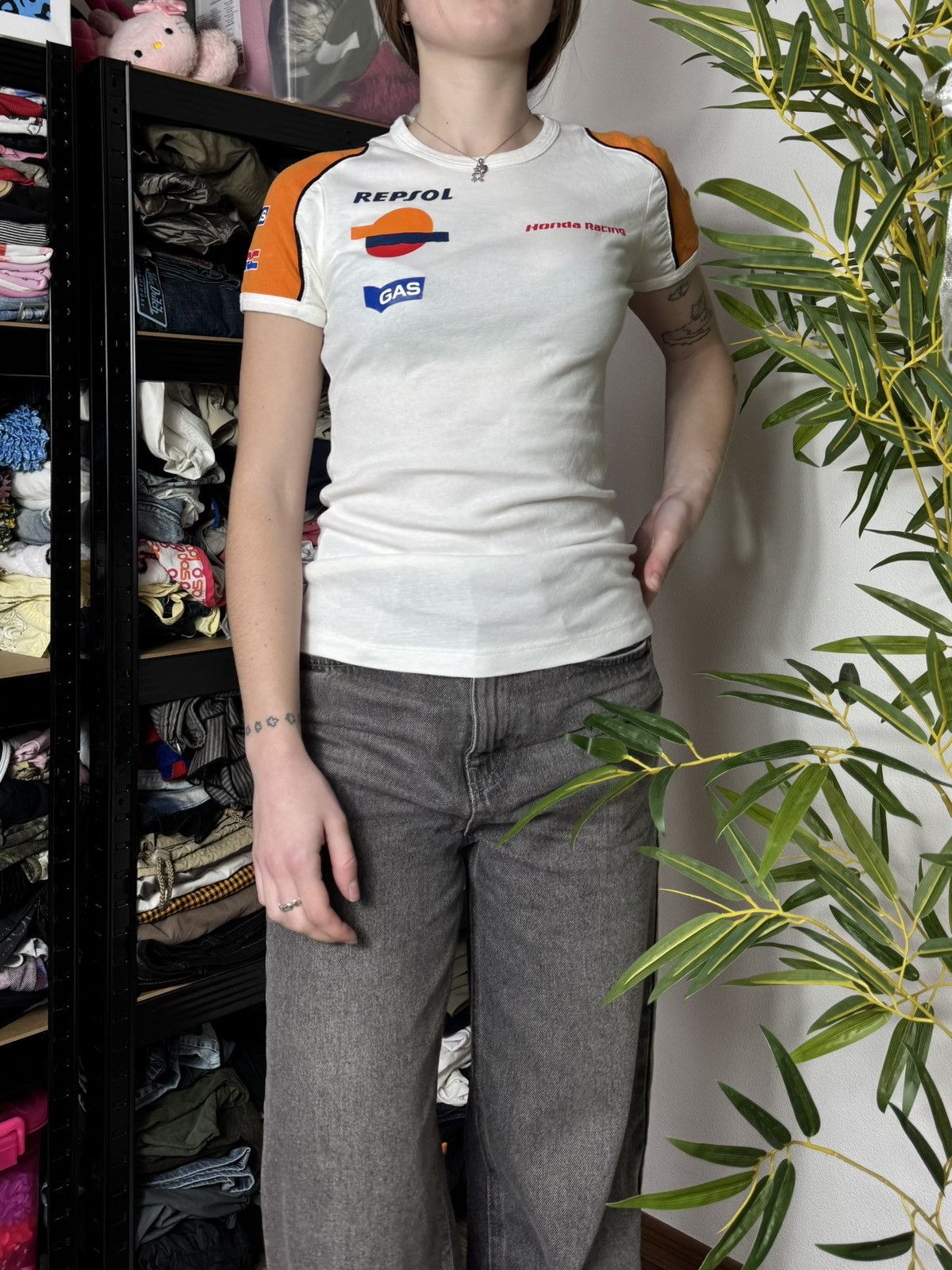 GAS VINTAGE REPJOL HONDA GAS WMNS SLIM T SHIRT Size XS / US 0-2 / IT 36-38 - 11 Thumbnail