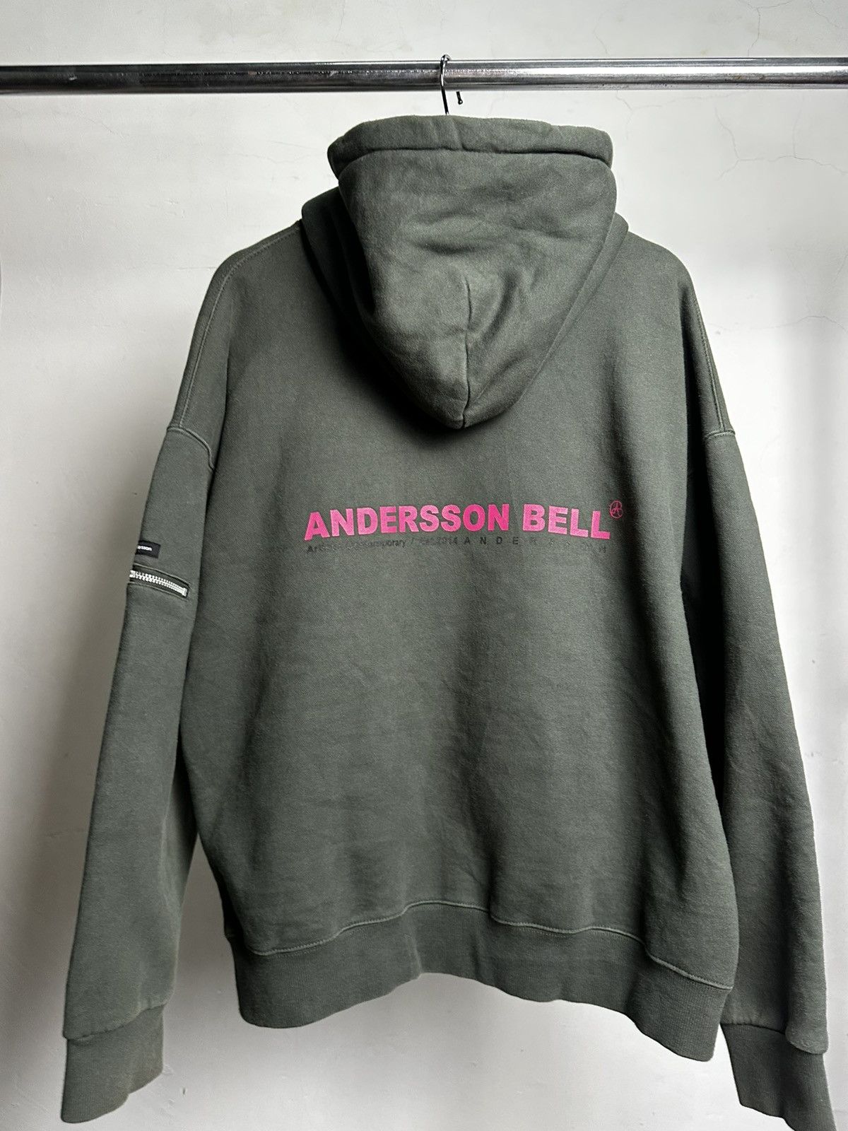 Andersson Bell Andersson Bell Baggy Hoodie – Olive Green Size US L / EU 52-54 / 3 - 2 Thumbnail