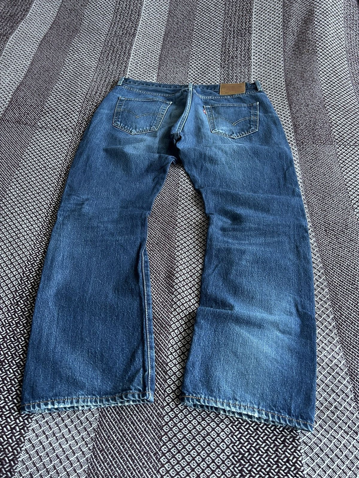 Levi's Vintage Levis 501 Premium Jeans Faded Distressed Wash Sz W34 Size US 34 / EU 50 - 3 Thumbnail