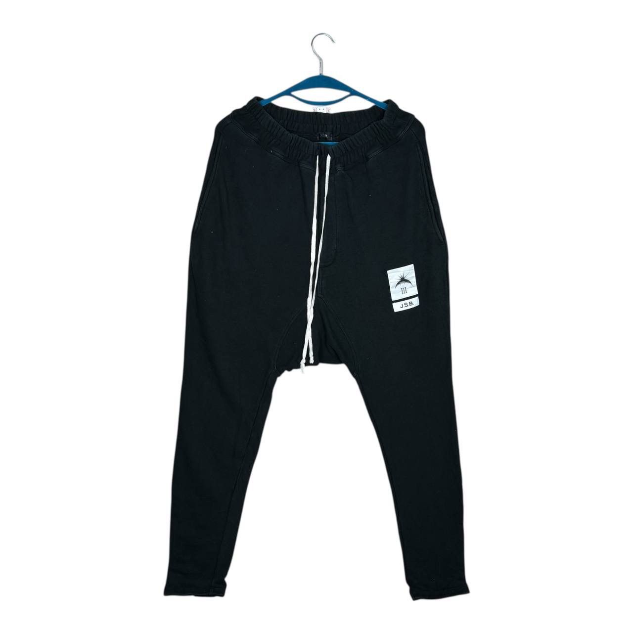 Japanese Brand J.S.B Japan Sarouel Drop Crotch Sweatpants Black Size M Size US 32 / EU 48 - 1 Thumbnail