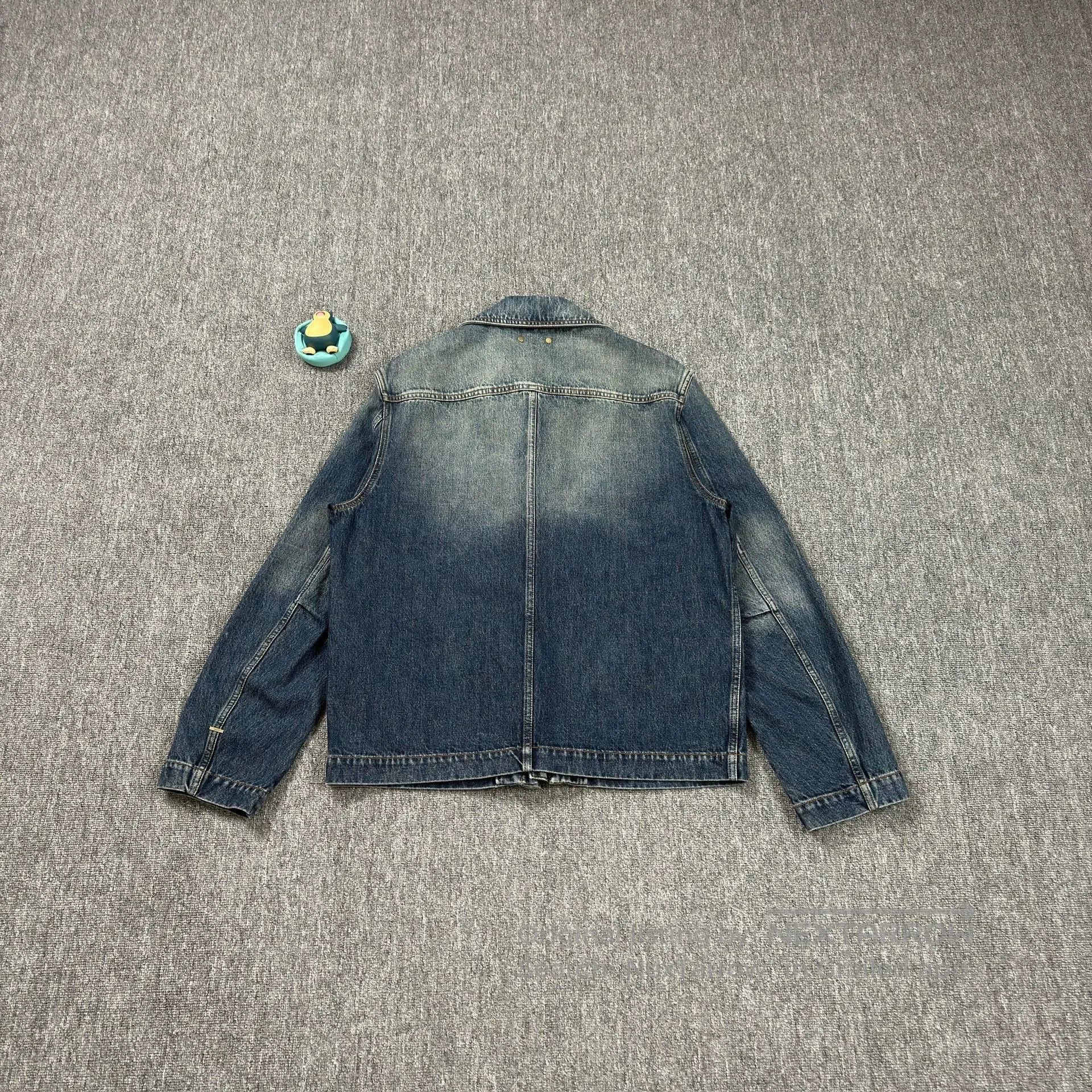 Louis Vuitton LV Blue Denim Jacket with Logos. Size US M / EU 48-50 / 2 - 2 Thumbnail