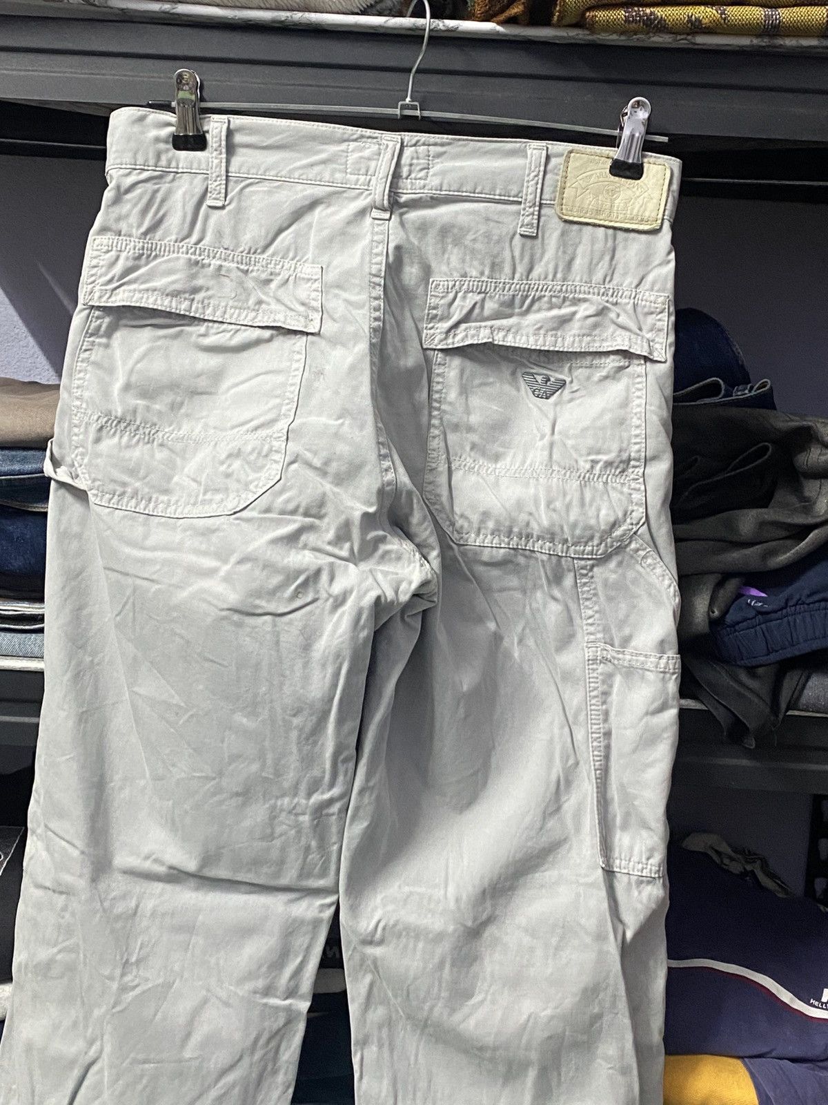 Giorgio Armani Giorgio Armani Jeans Carpenter Pants Grey Size US 30 / EU 46 - 4 Thumbnail