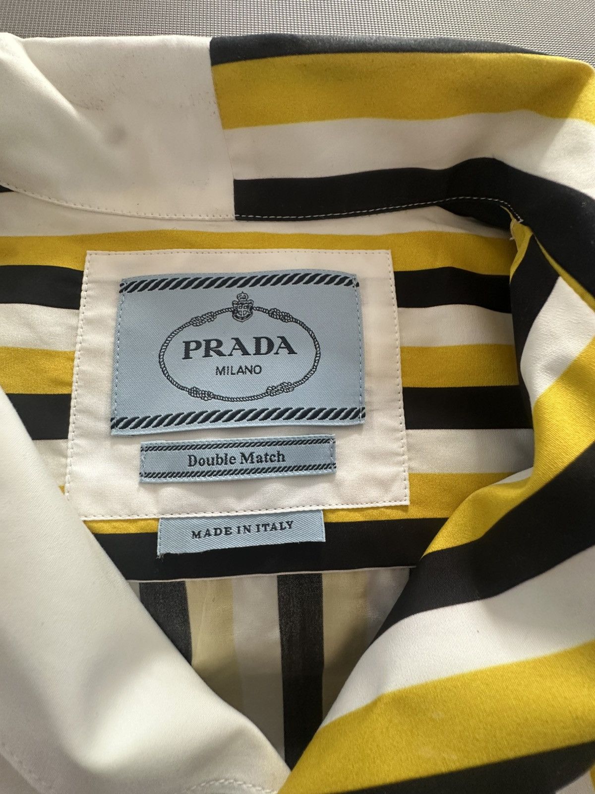 Prada Double Match cotton shirt Size US XS / EU 42 / 0 - 3 Thumbnail