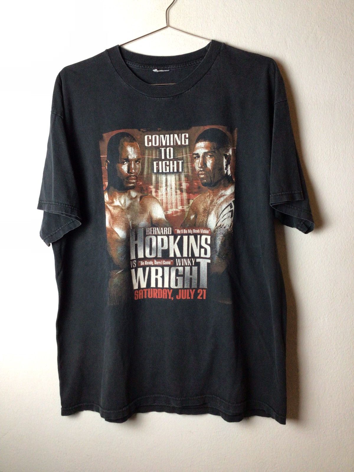 Rap Tees Bernard Hopkins Vs Winky Wright 2007 Size US XL / EU 56 / 4 - 2 Thumbnail