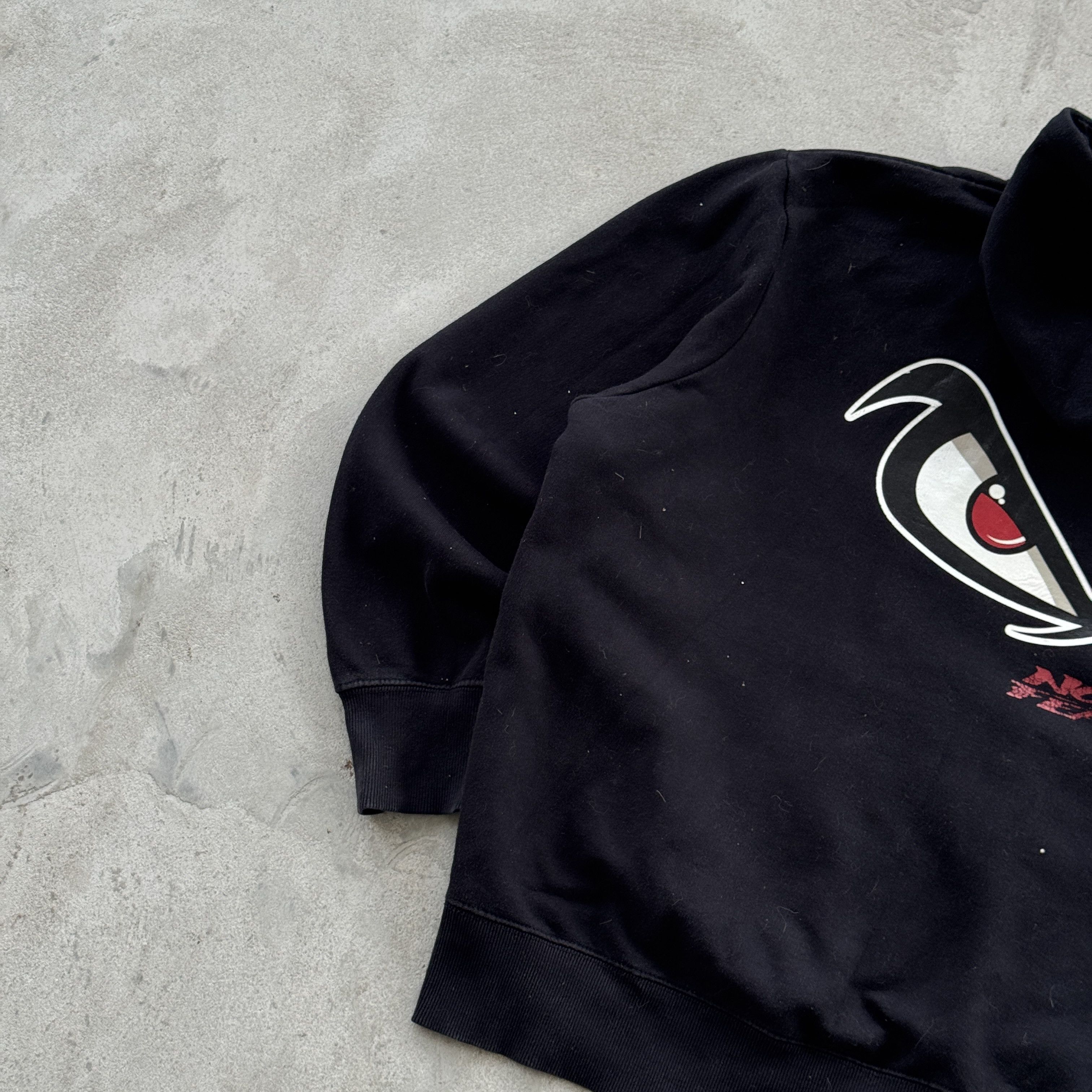 No Fear Vintage No Fear Eyes Back Graphic Black Hoodie XL Size US XL / EU 56 / 4 - 4 Thumbnail