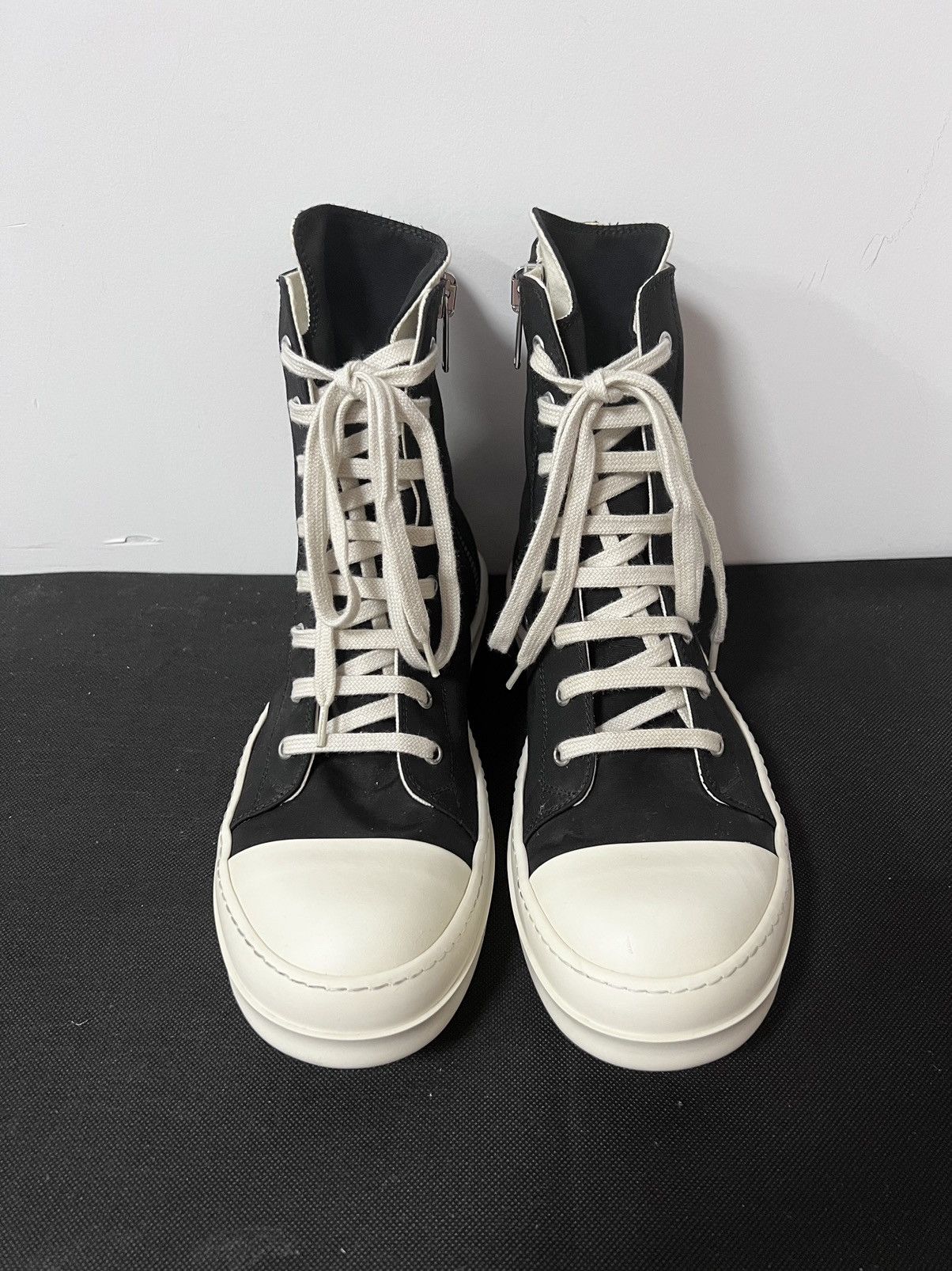 Rick Owens Drkshdw Rick owens drkshdw ramones high top sneakers sz 41 Size US 8 / EU 41 - 3 Thumbnail
