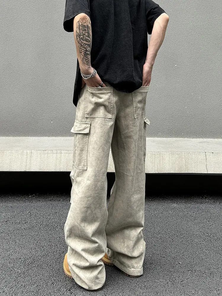 Japanese Brand × Jean Cargo Baggy Pants Size US 32 / EU 48 - 5 Thumbnail