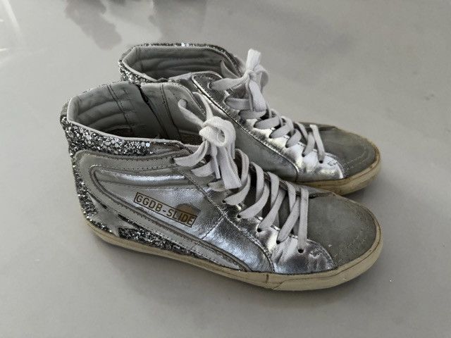 Golden Goose Golden Goose Slide w/Silver Glitter Size US 7 / IT 37 - 4 Thumbnail