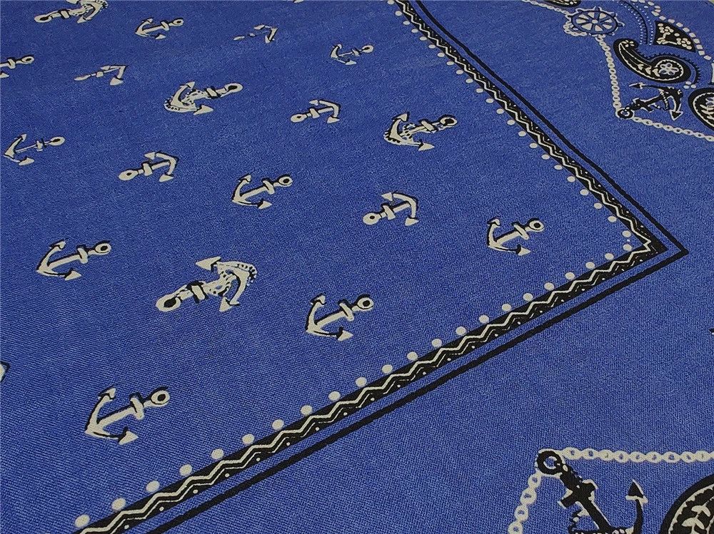RRL Ralph Lauren RRL INDIGO Bandana COTTON Scarf handkerchief Size ONE SIZE - 11 Thumbnail