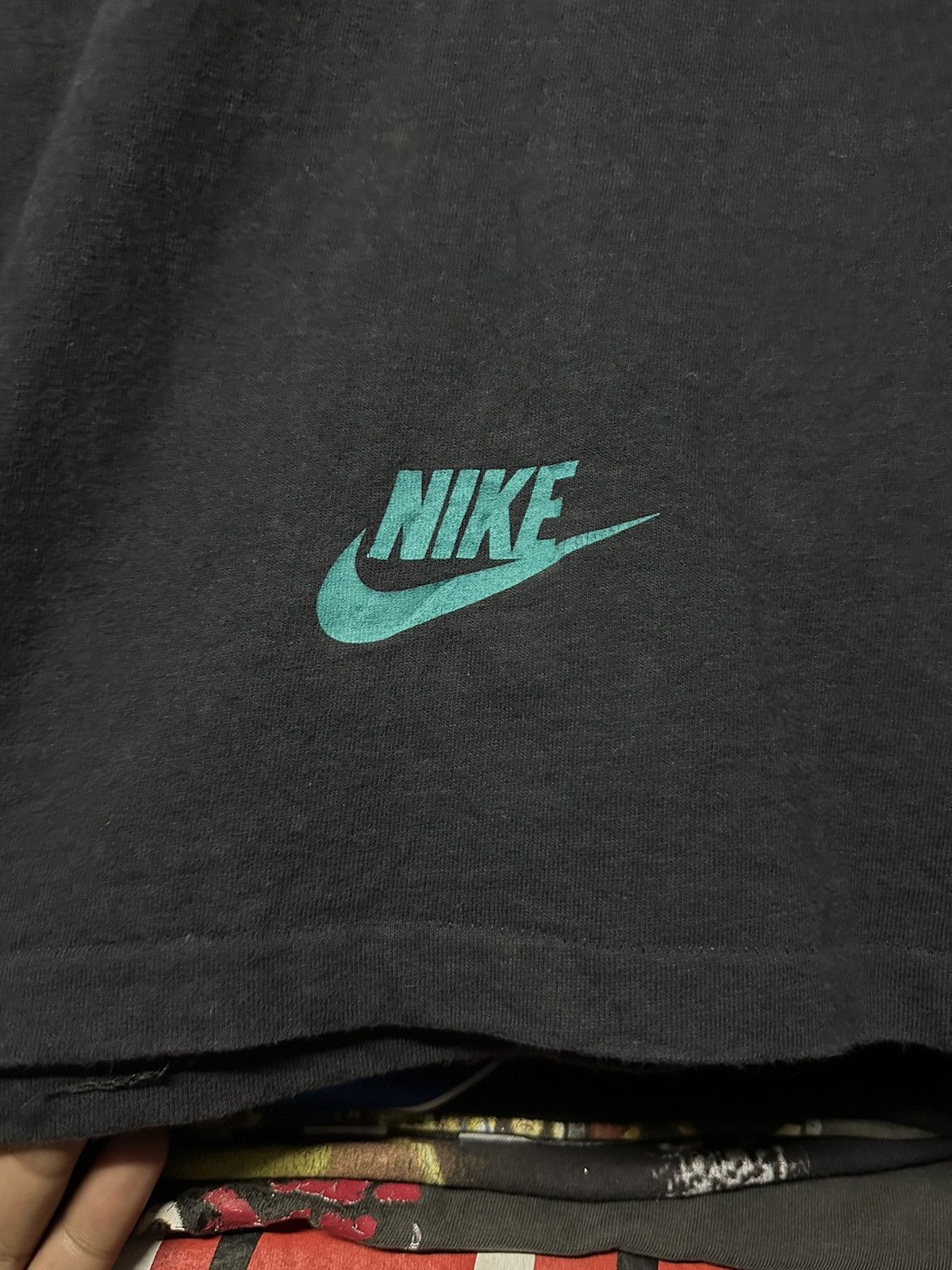 Nike × Vintage Thrashed Vintage 90s Nike Air Force Sun Faded Single Stitch Size US XL / EU 56 / 4 - 7 Thumbnail
