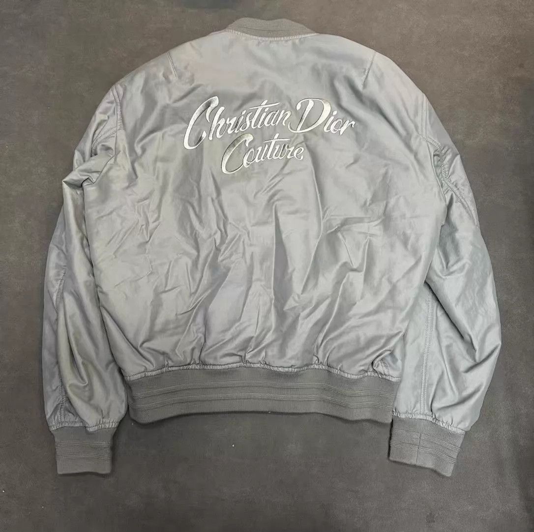 Dior DIOR SS24 Logo Print Zipper LS Jacket Yushi Size US L / EU 52-54 / 3 - 2 Thumbnail