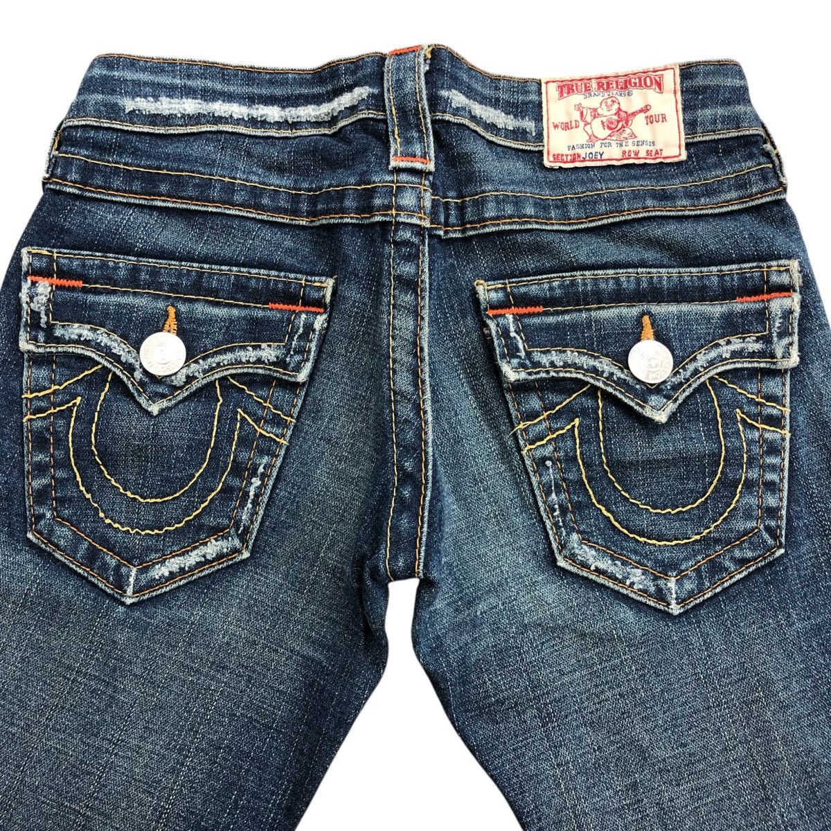 If Six Was Nine × Japanese Brand × True Religion Vintage True Relligion Distressed BootCut Flared Jeans LGB Size US 26 / EU 42 - 12 Thumbnail