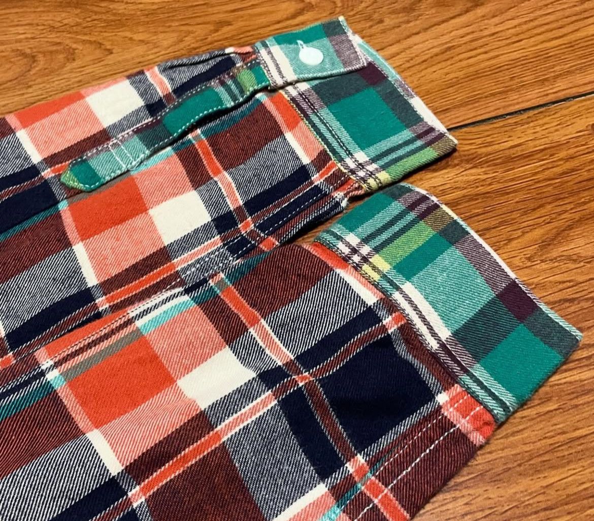 Issey Miyake 2000s Ne-net Plaid Flannel Shirt y2k Size US L / EU 52-54 / 3 - 5 Thumbnail