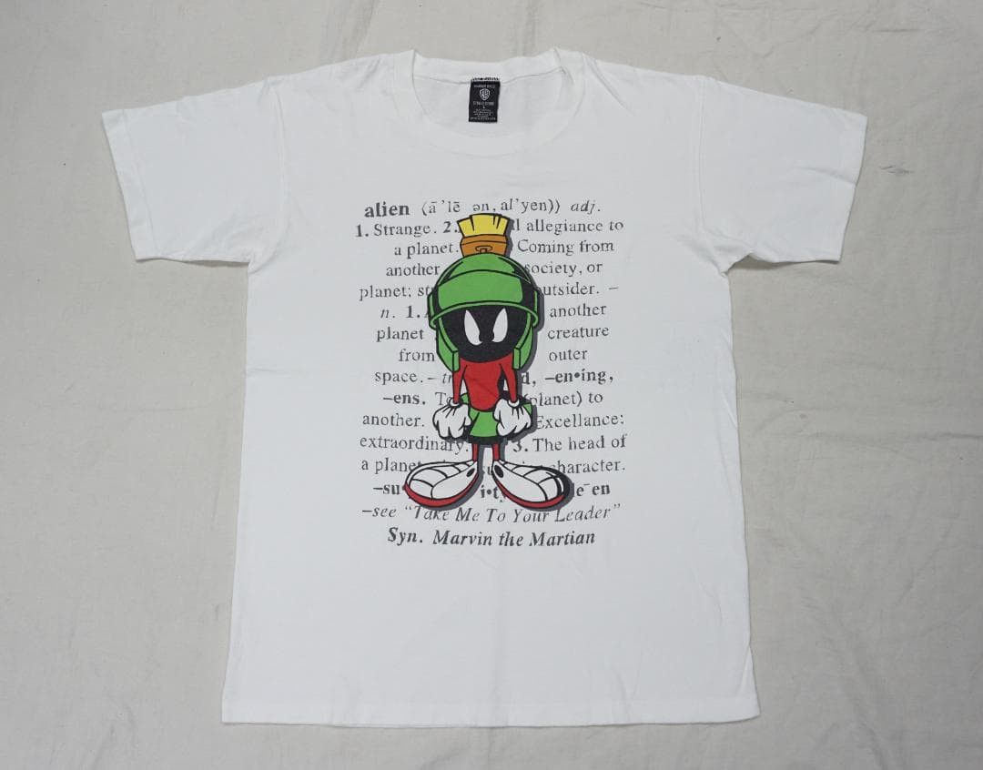 Vintage 90's Looney Tunes マービン Tシャツ ビンテージ Size US L / EU 52-54 / 3 - 1 Thumbnail