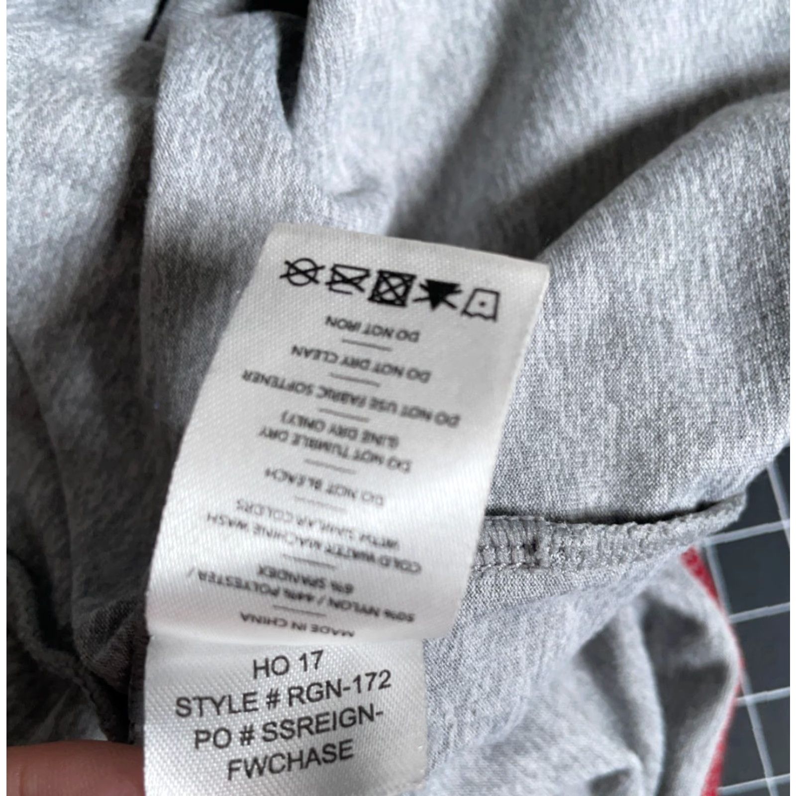 Rhone Rhone Reign T-Shirt Adult Medium Gray Performance Gym Training Stretch Size US M / EU 48-50 / 2 - 7 Thumbnail