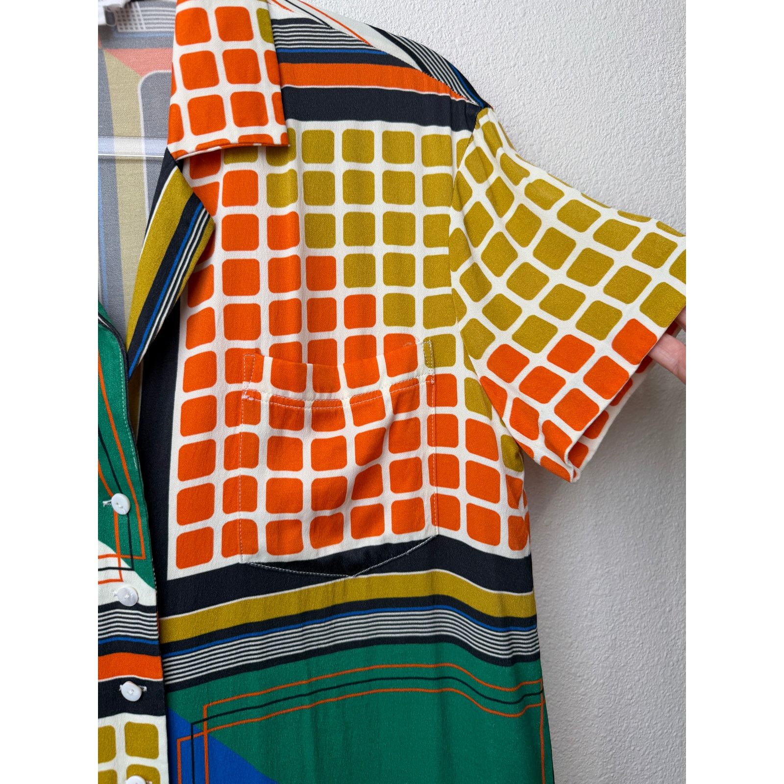Other Song of Style Elsie Multi Geo Scarf Blouse XS Size XS / US 0-2 / IT 36-38 - 8 Thumbnail