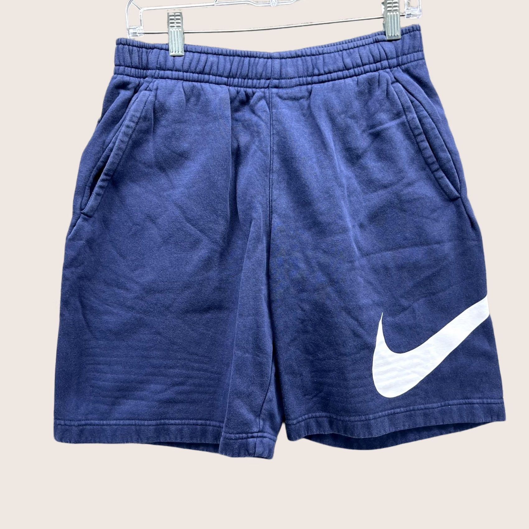 Nike Nike Sweat Shorts Mens Small Blue Swoosh Logo Athletic 7 Inseam BV2721-410 Size US 29 - 1 Thumbnail