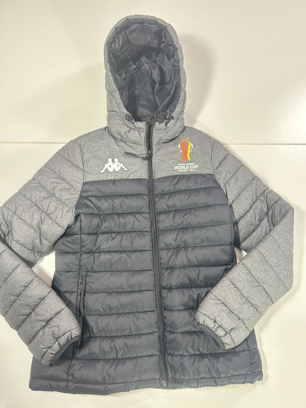 Kappa MENS SMALL KAPPA WORLD CUP 2019 BLACK L/WT PUFFA JACKET Size US S / EU 44-46 / 1 - 1 Thumbnail