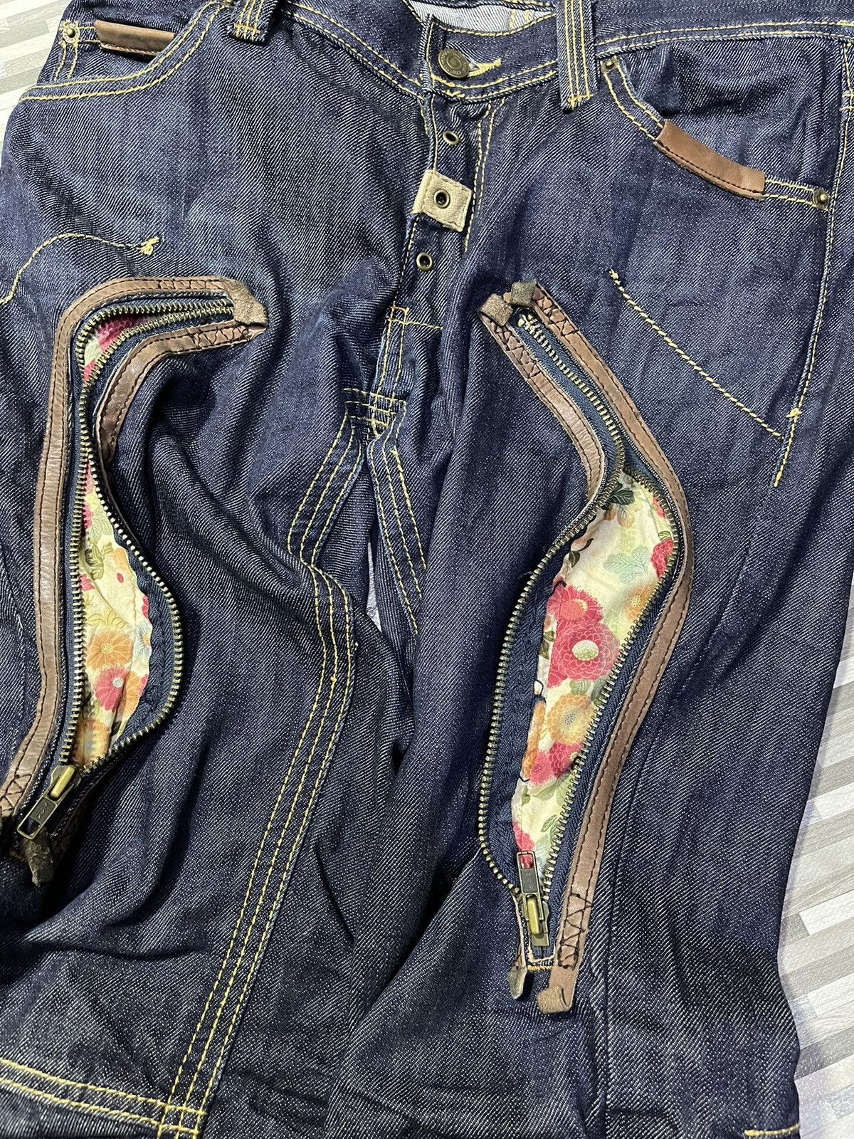 14th Addiction PPFM NICE DESIGN DENIM JEAN Size US 32 / EU 48 - 9 Thumbnail