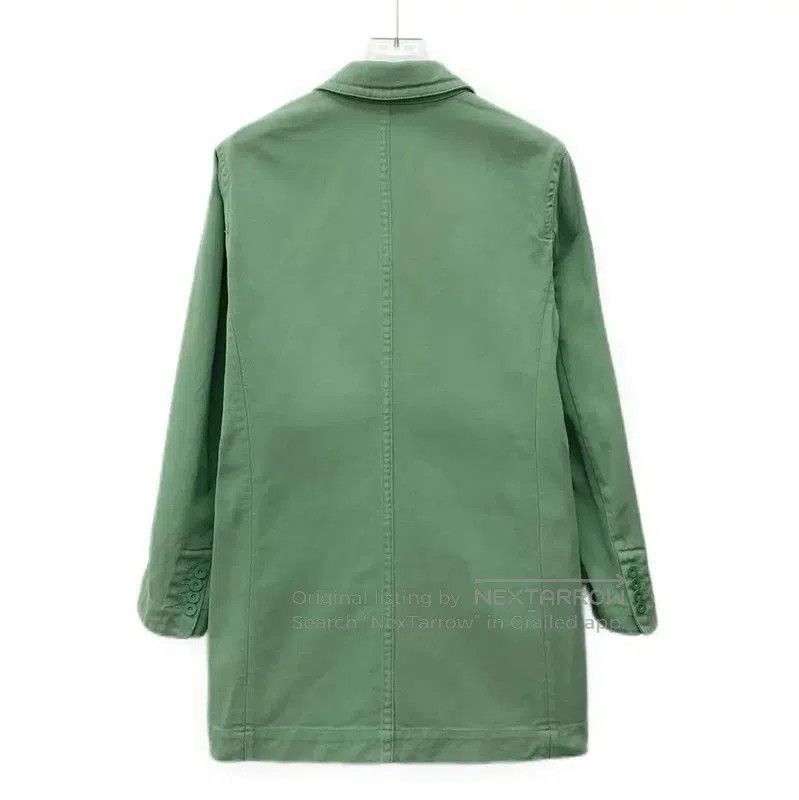 Max Mara MaxMara Green Cotton Women's Jacket . Size XS / US 0-2 / IT 36-38 - 2 Thumbnail
