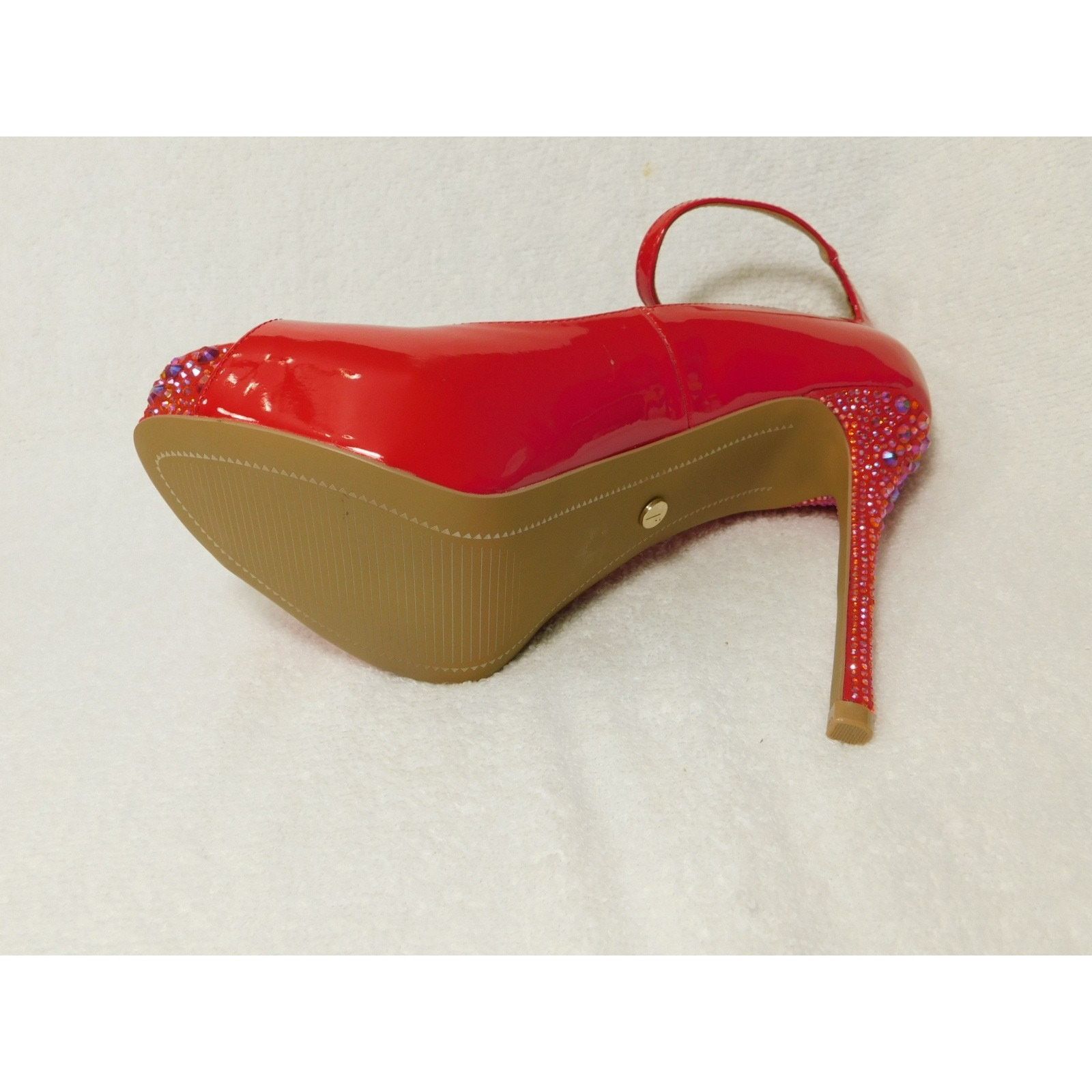 Other W683 Thalia Red Sodi Libbie Ankle-Strap Red Patent Heels 8 M Size US 8 / IT 38 - 5 Thumbnail